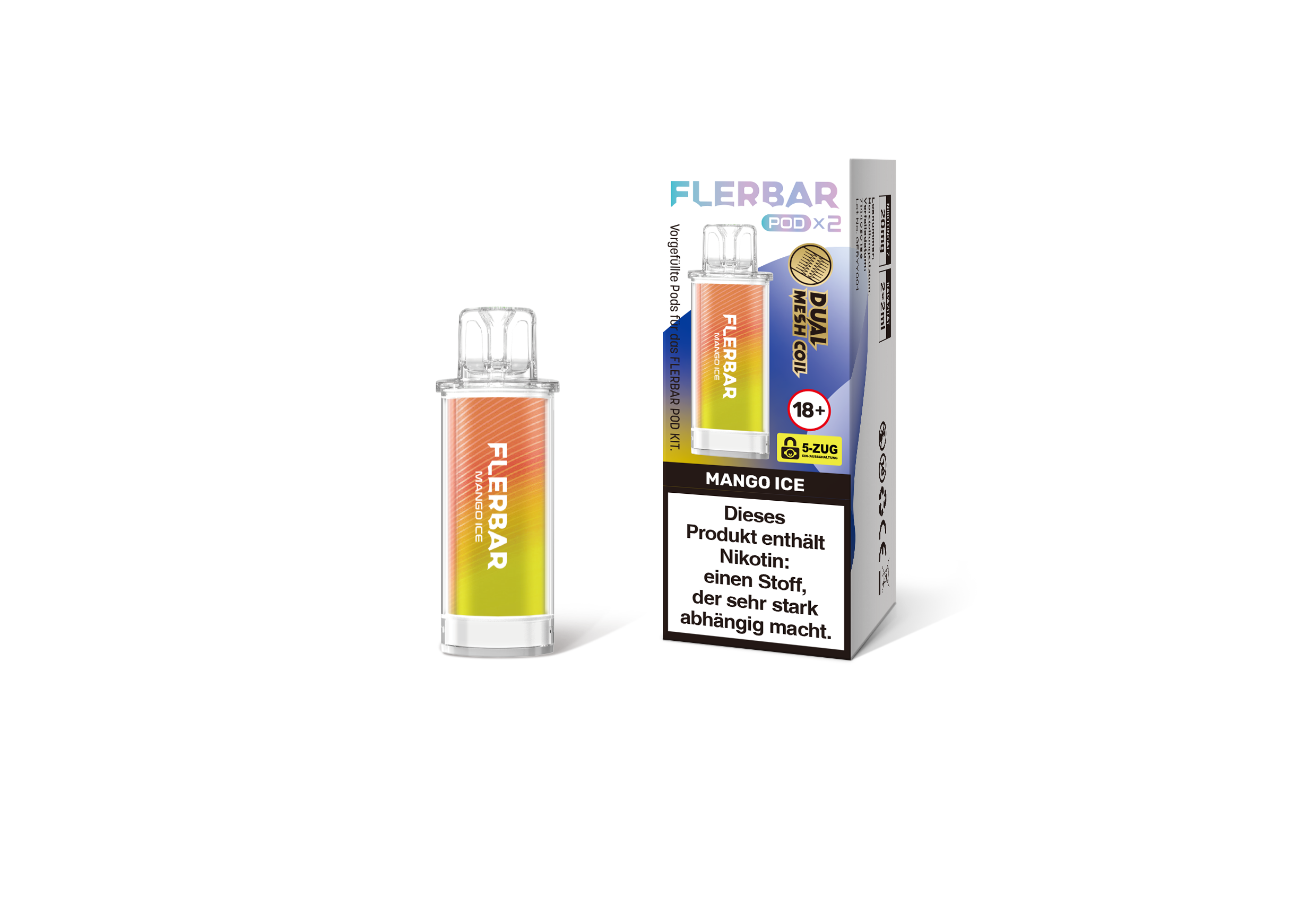 Flerbar Prefilled Pod Mango Ice 20 mg | Günstig Online 2