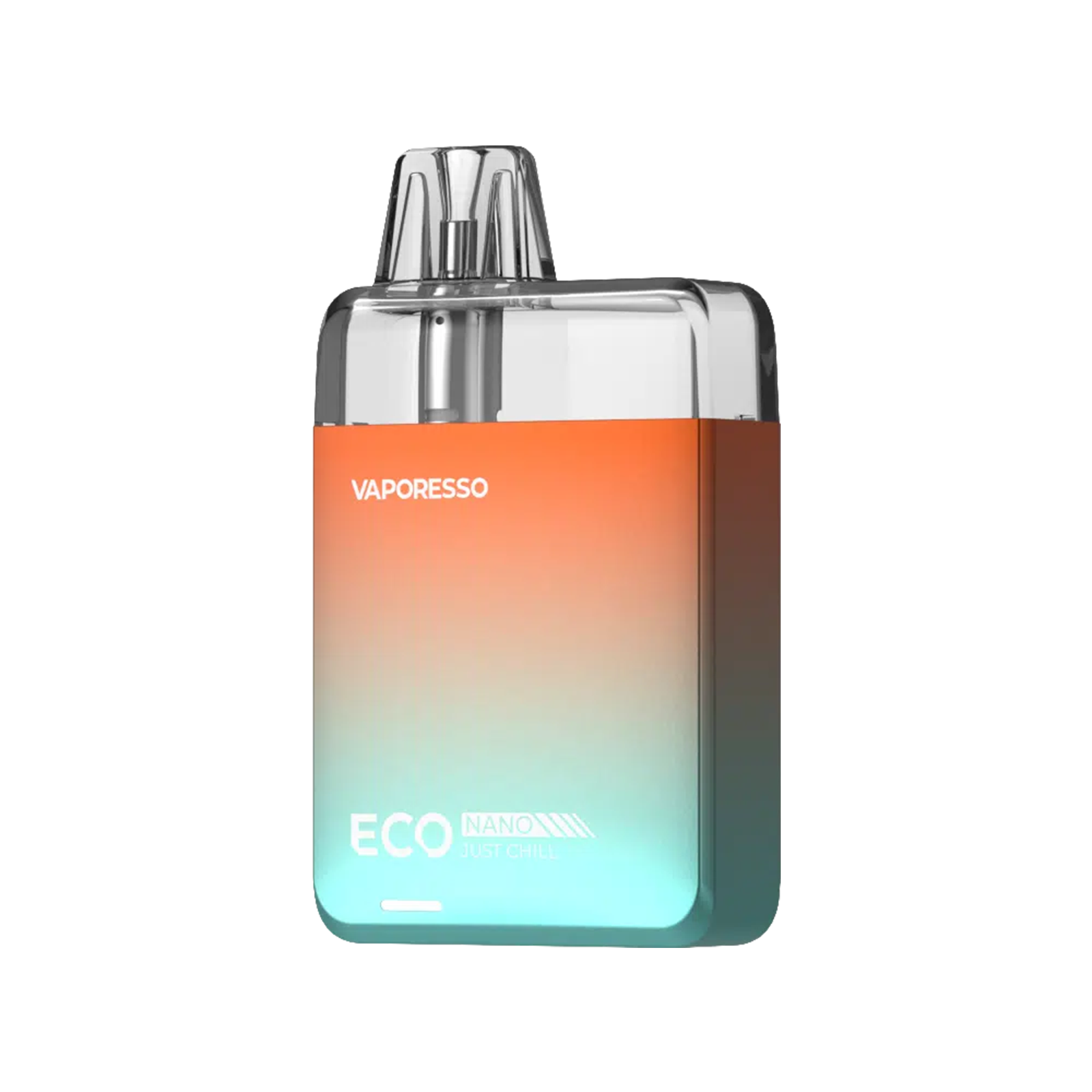 Vaporesso ECO Nano in Orange-Blau, kompaktes Design und stilvolle Farben 1