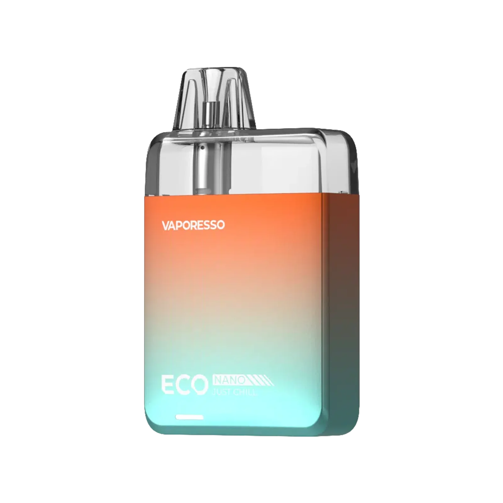 Vaporesso ECO Nano in Orange-Blau, kompaktes Design und stilvolle Farben 1