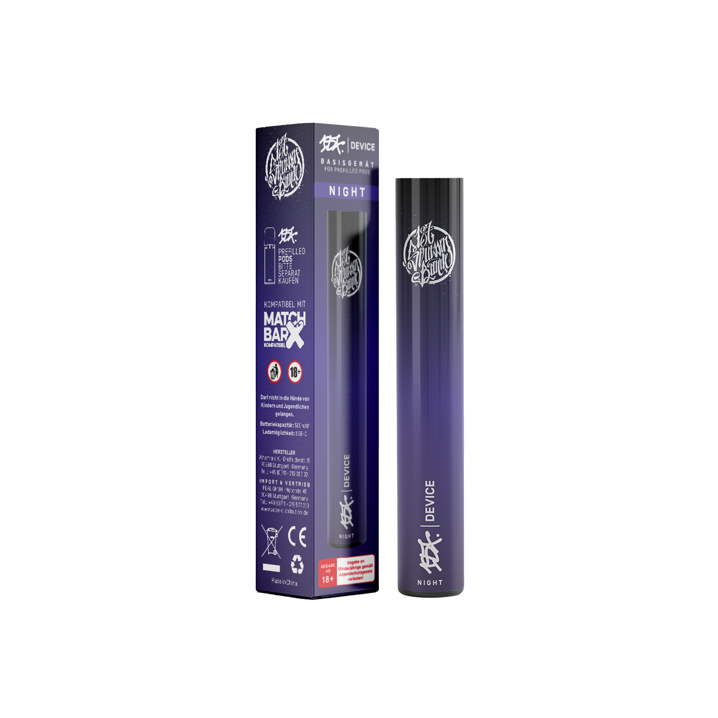 187 Device Night - Basisger&auml;t f&uuml;r Prefilled Pod | Online kaufen 2