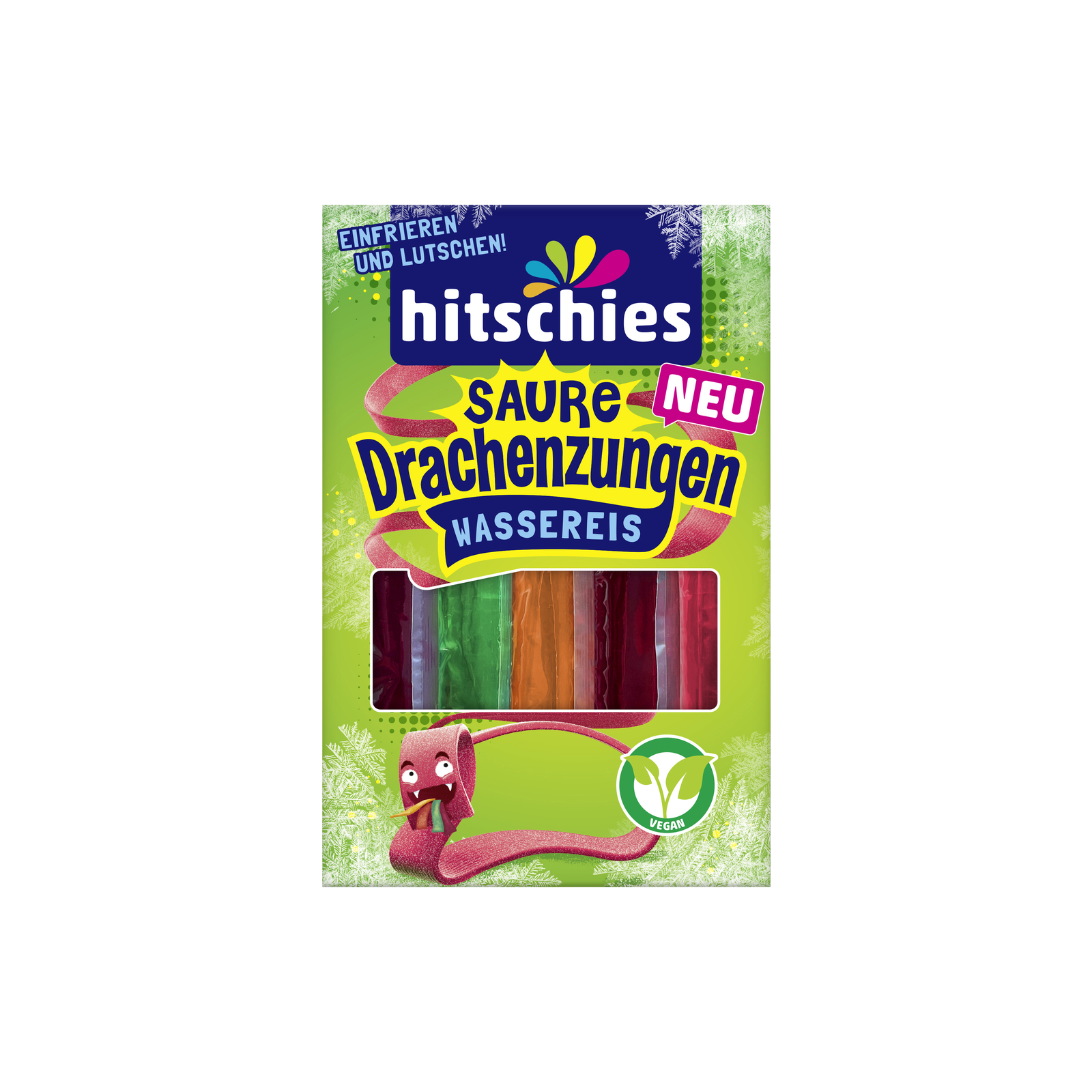 Saure Drachenzungen Brizzl B&auml;lle 100 g | Hitschies online 1
