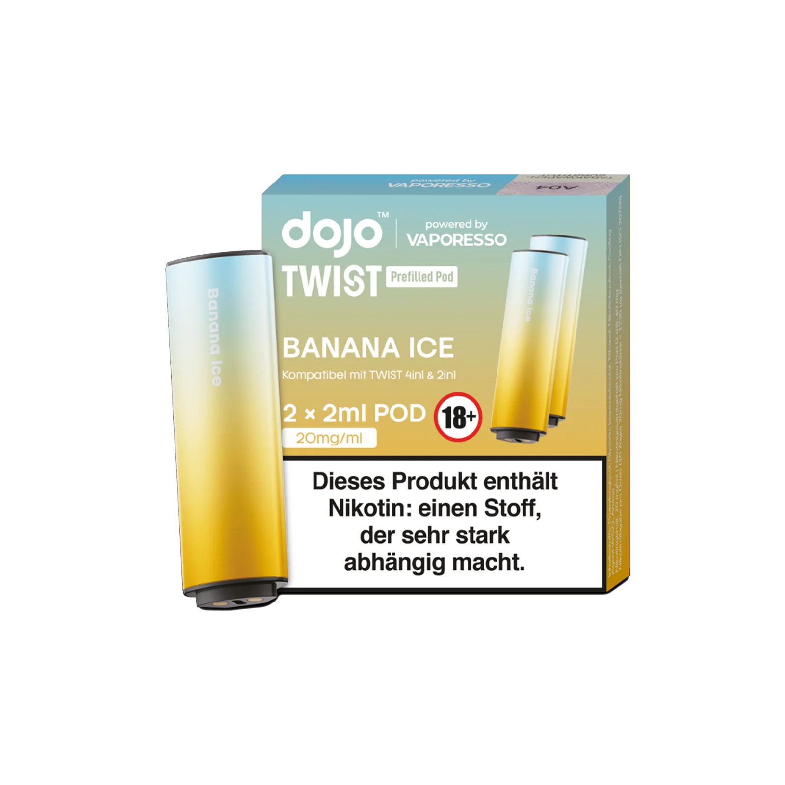 Vaporesso - Dojo Twist - Pod - Banana Ice 1