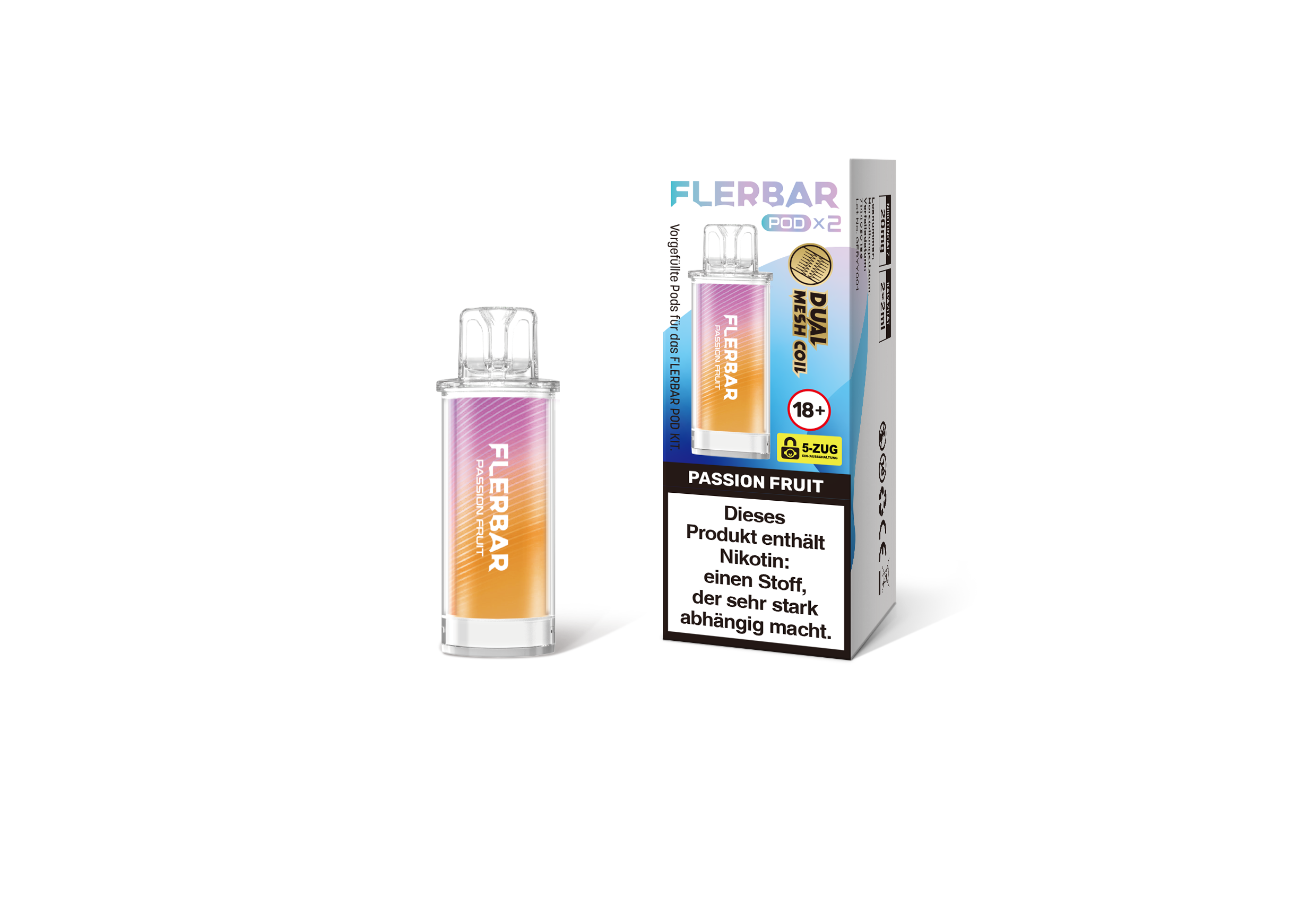 Flerbar Prefilled Pod Passion Fruit 20 mg | Günstig online 2
