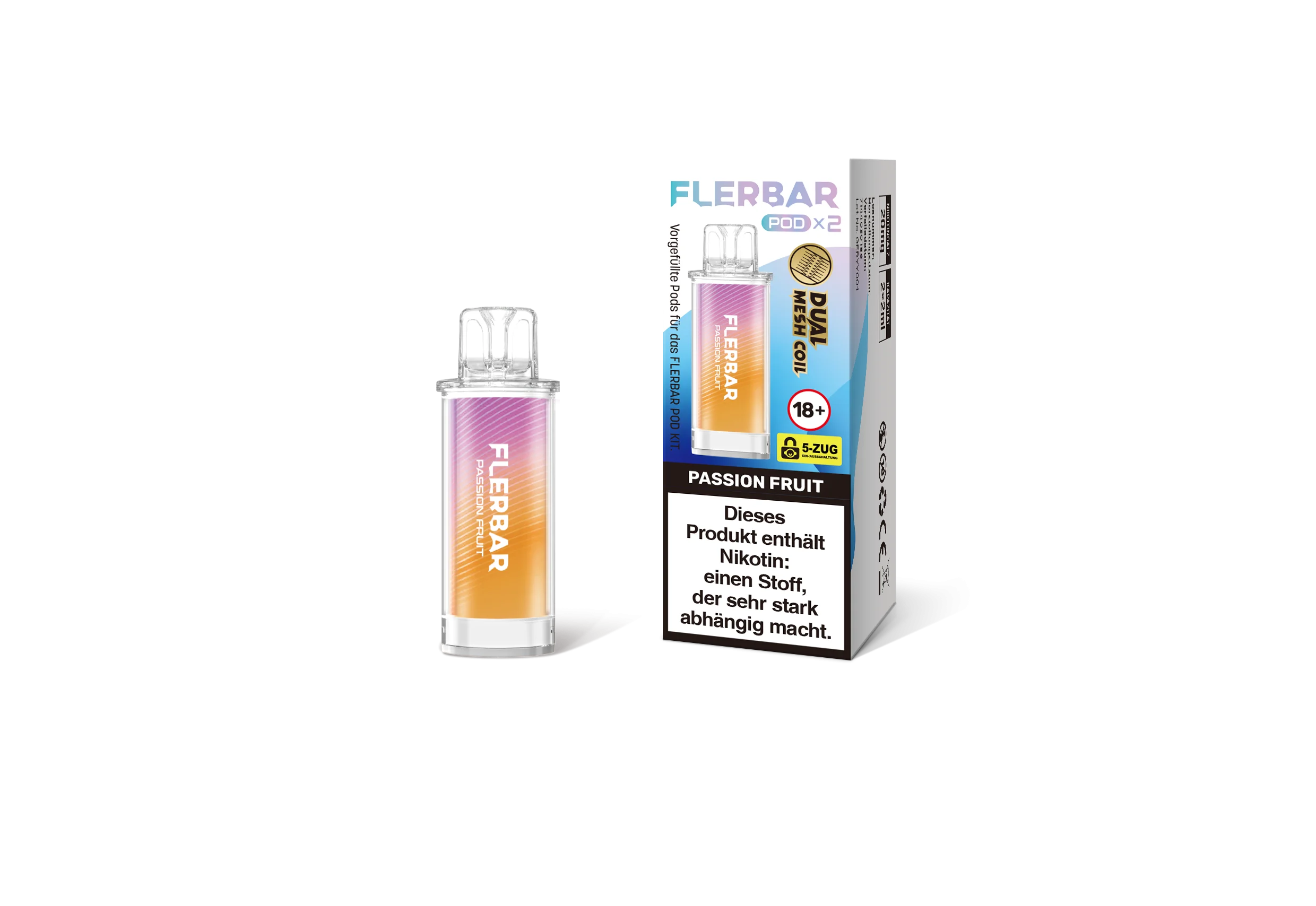 Flerbar Prefilled Pod Passion Fruit 20 mg | Günstig online 2
