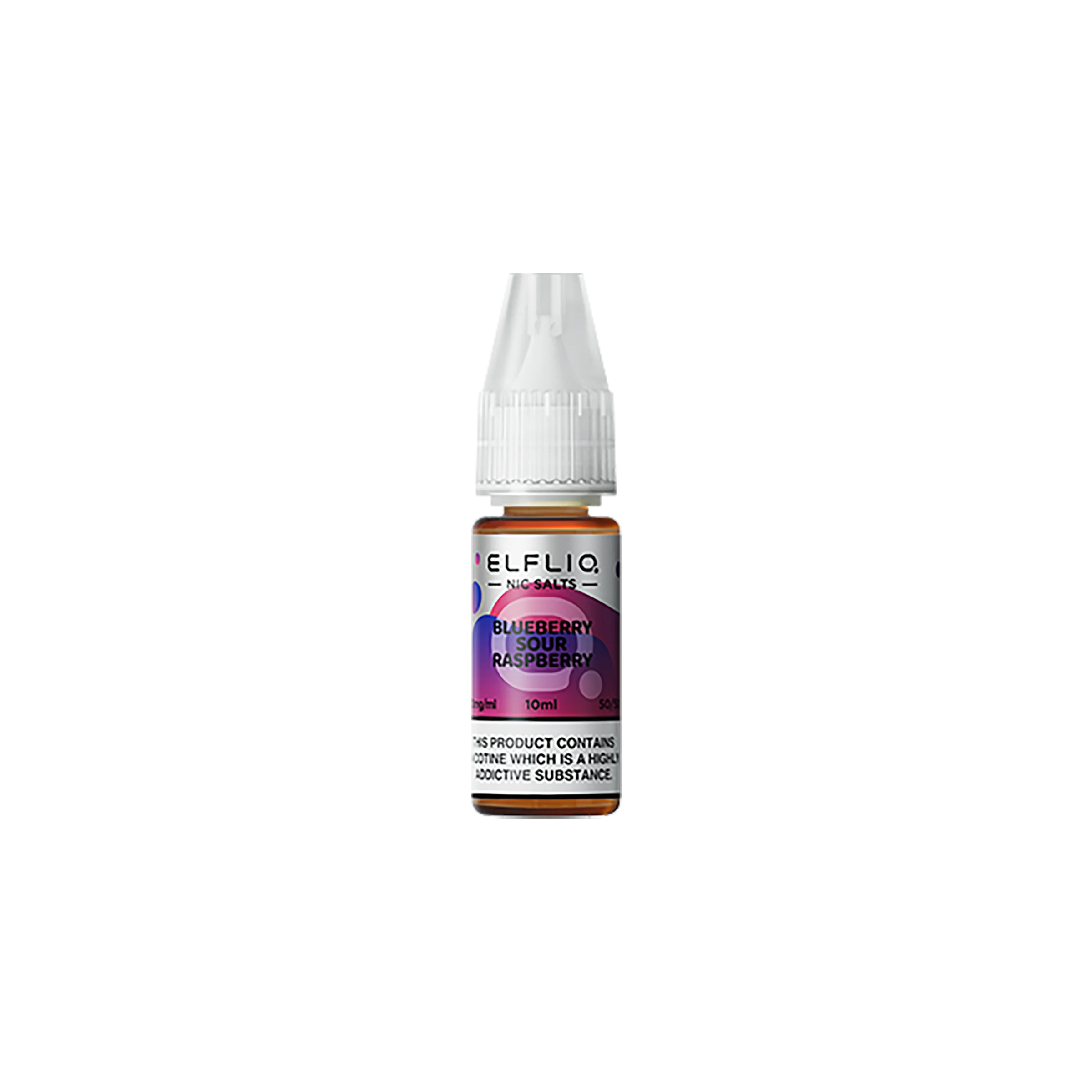 Elf Bar - ElfliQ - E-Liquid - Nicotine Salt - Blueberry Sour Raspberry - 10 mg