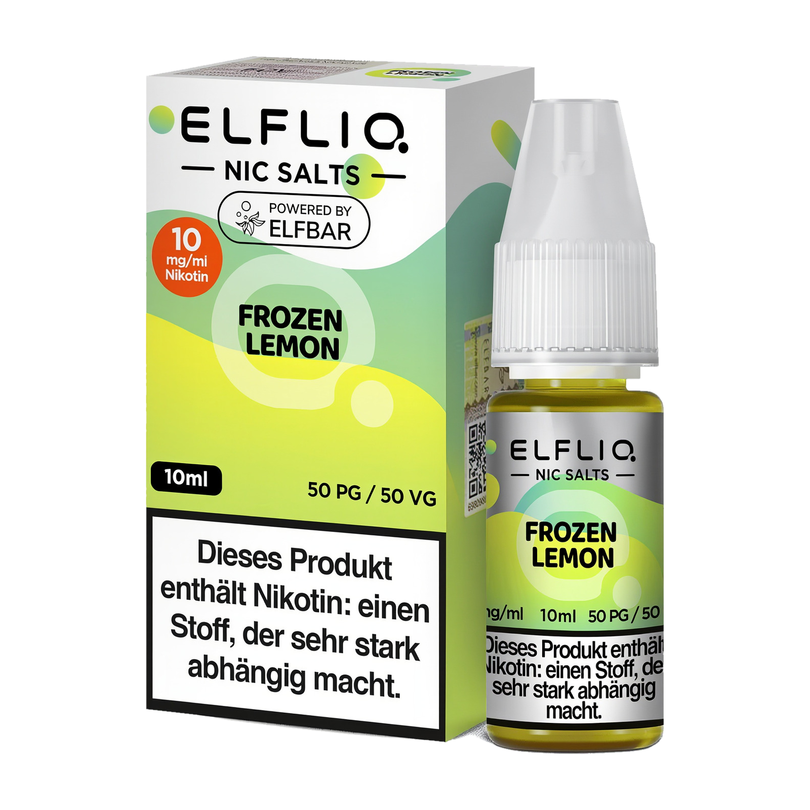 Elf Bar - ElfliQ - E-Liquid - Nicotine Salt - Frozen Lemon - 10 mg