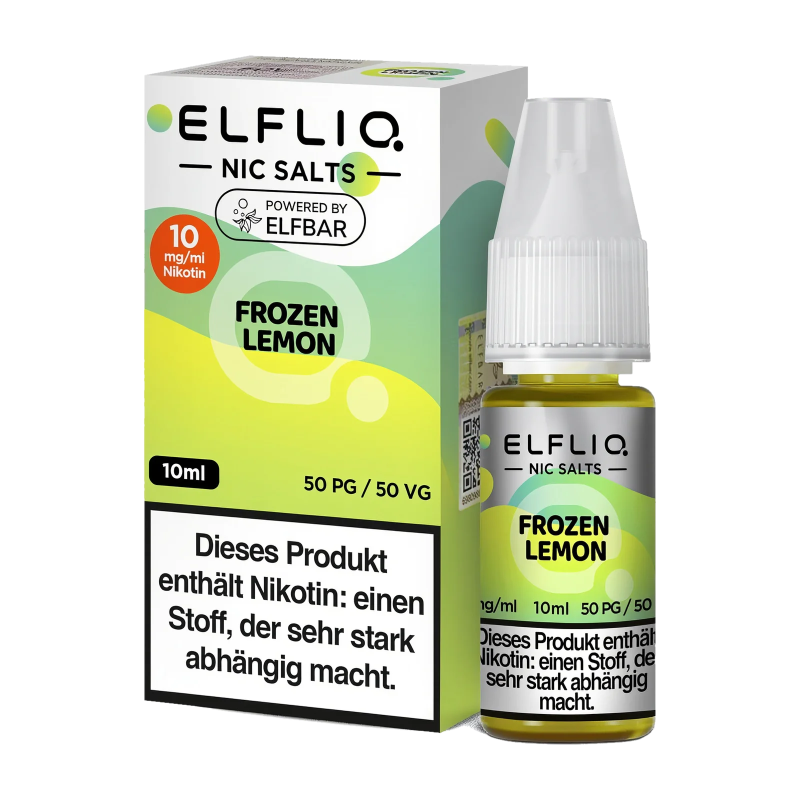 Elf Bar - ElfliQ - E-Liquid - Nicotine Salt - Frozen Lemon - 10 mg