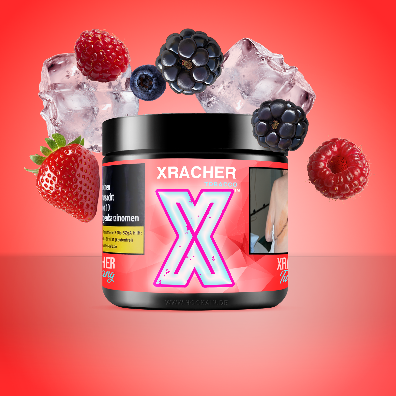  XRacher Twang Bang 200g – Rote & blaue Beeren Tabak 1