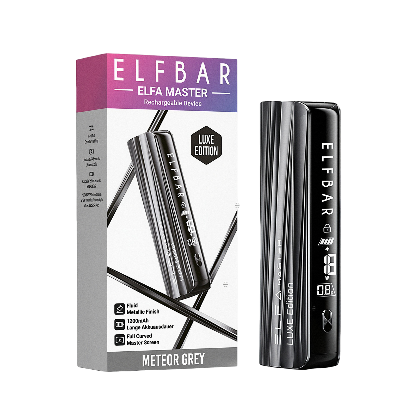 Elf Bar - ELFA - Master - Luxe - Base Device - Meteor Grey