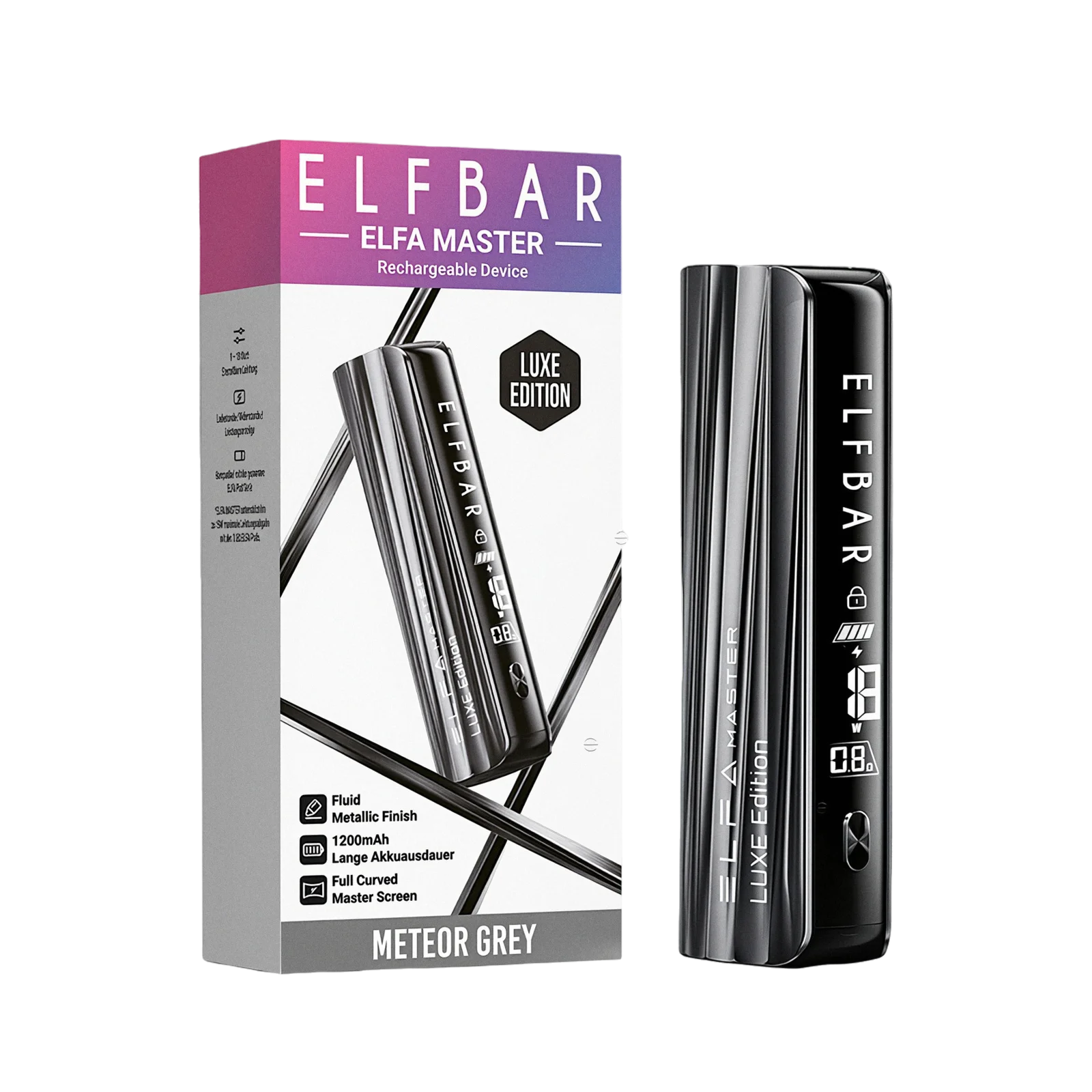Elf Bar - ELFA - Master - Luxe - Base Device - Meteor Grey