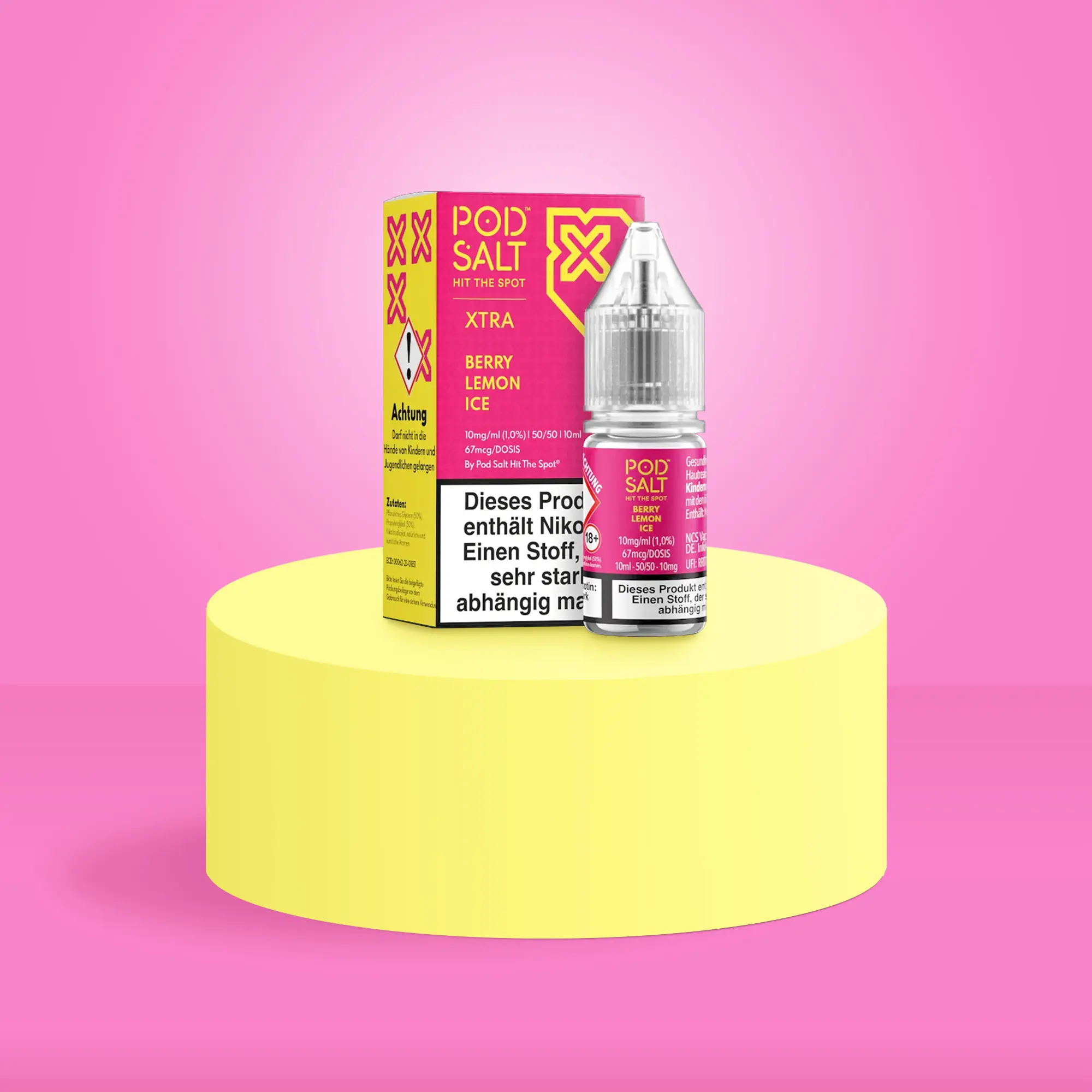 Pod Salt Xtra Nikotinsalz E-Liquid Berry Lemon Ice 10 ml mit 10 mg günstig bestellen 1
