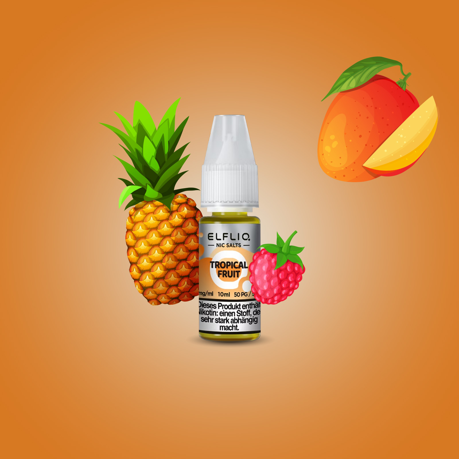 Elf Bar - ElfliQ - E-Liquid - Nikotinsalz - Tropical Fruit - 20 mg 1