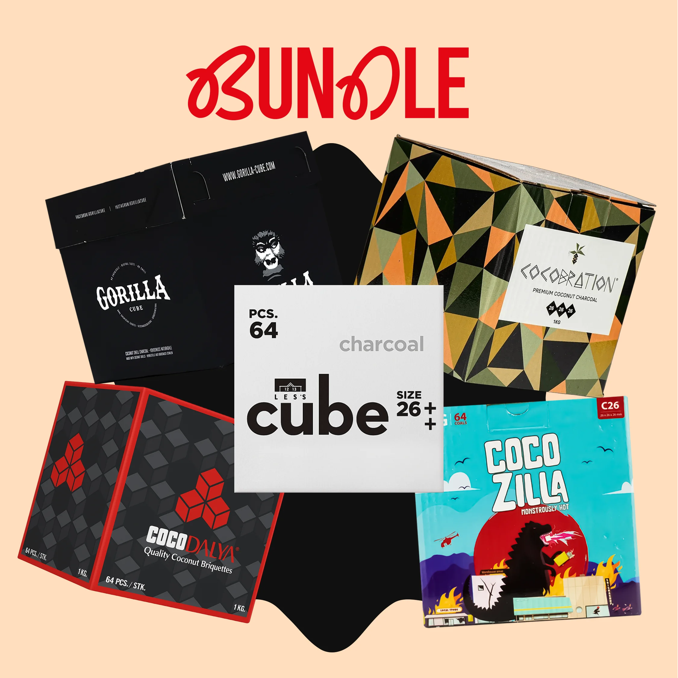 Bundle - 5 KG Kohle für 4 2