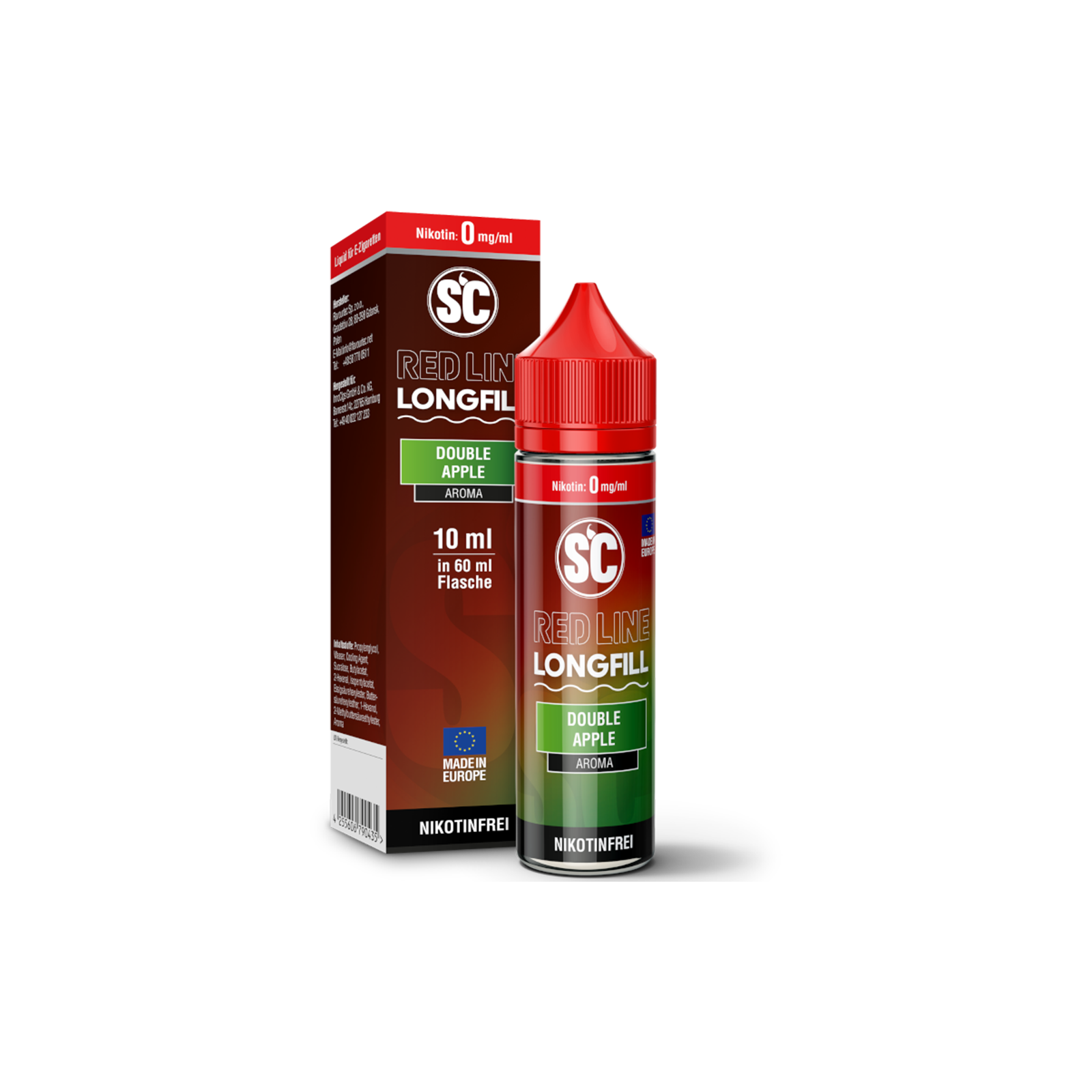 SC - Red Line - Longfill - Double Apple - 10 ml1