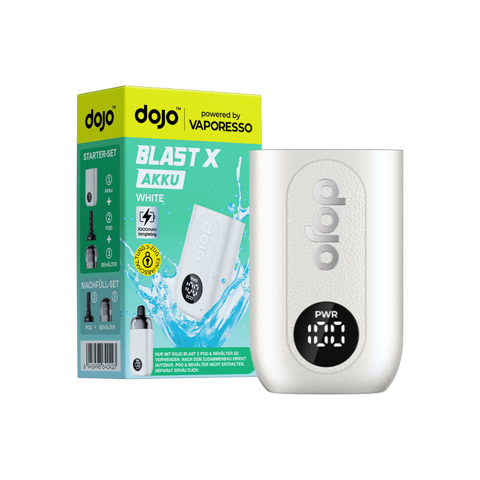 Vapresso - Dojo Blast - X - Basisgerät - Weiß 2