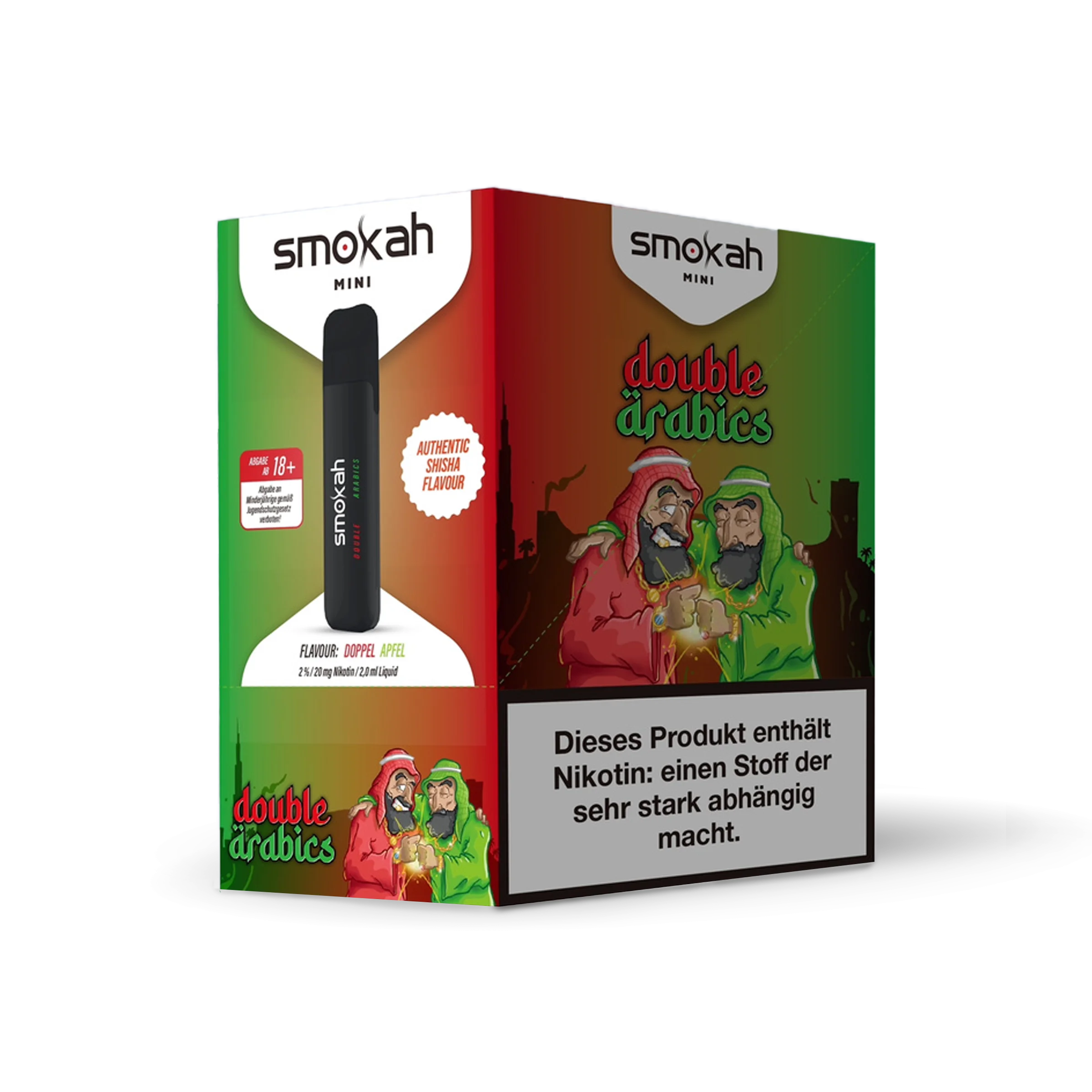 Smokah - Glamee - Double Arabics - Vapestick | alle Sorten günstig im Hookain Onlineshop 4