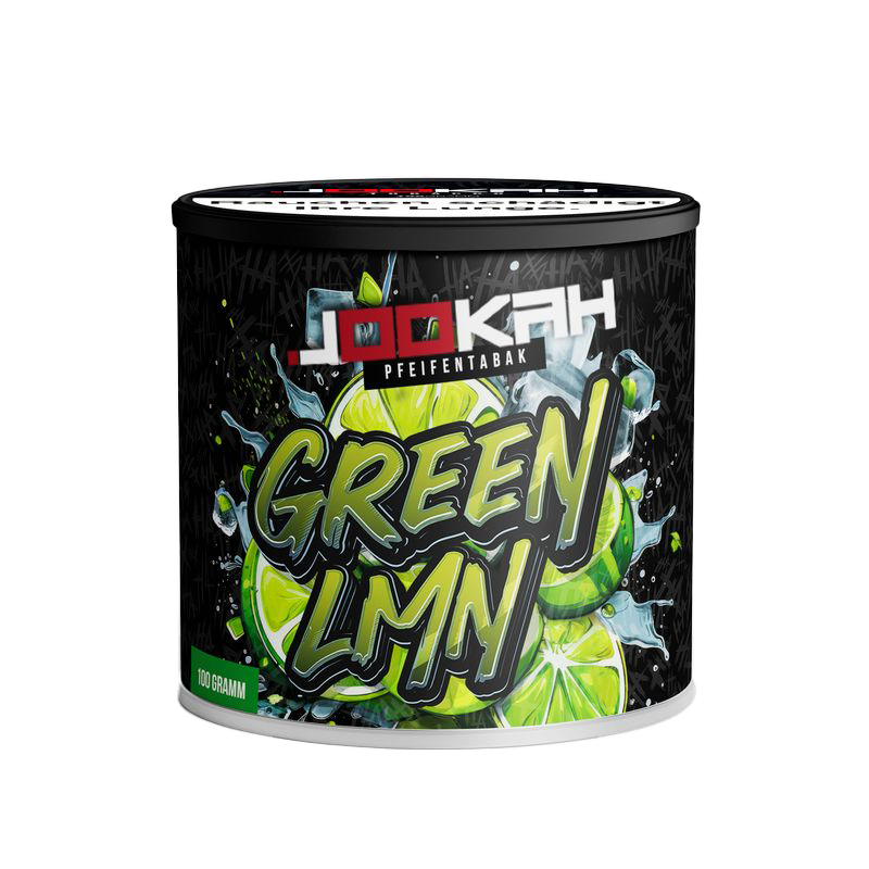 Jookah Dry Base Pfeifentabak Green LMN 100 g | Online 2