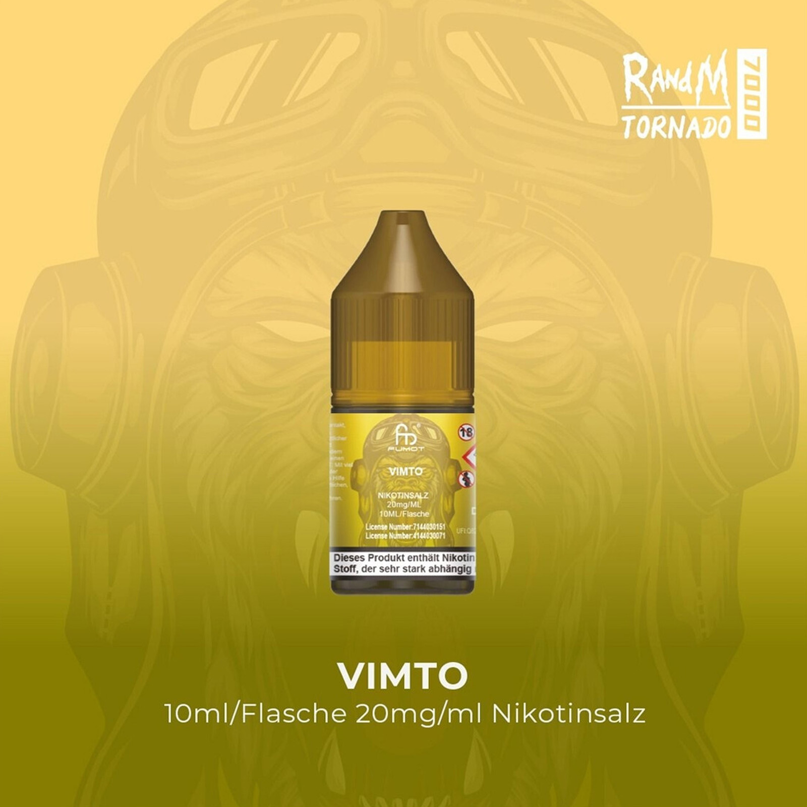 RandM Tornado 7000 | Vimto E-Liquid Nikotinsalz 20 mg 1