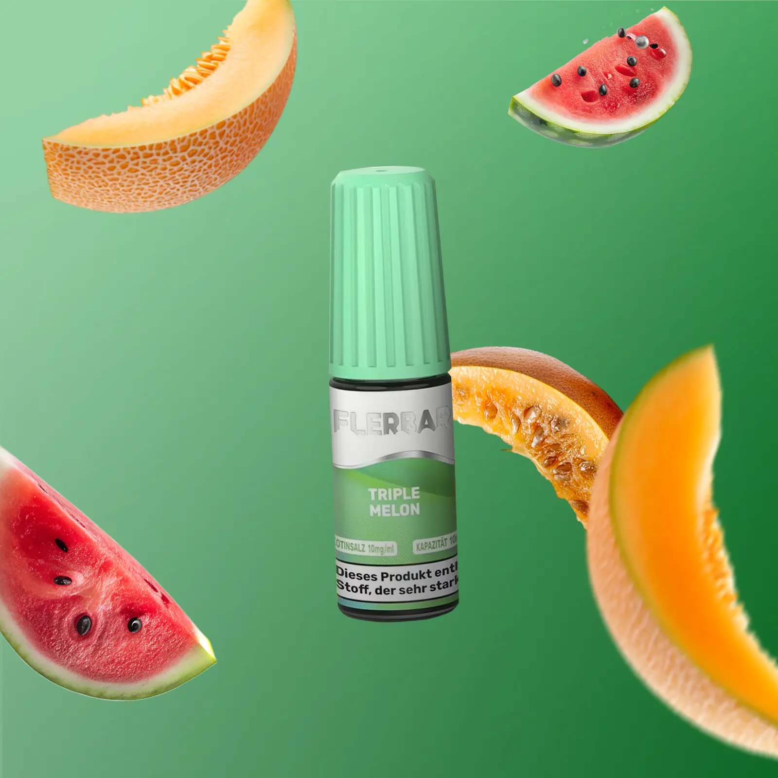 Flerbar - E-Liquid - Nikotinsalz - Triple Melon - 10 ml - 20 mg