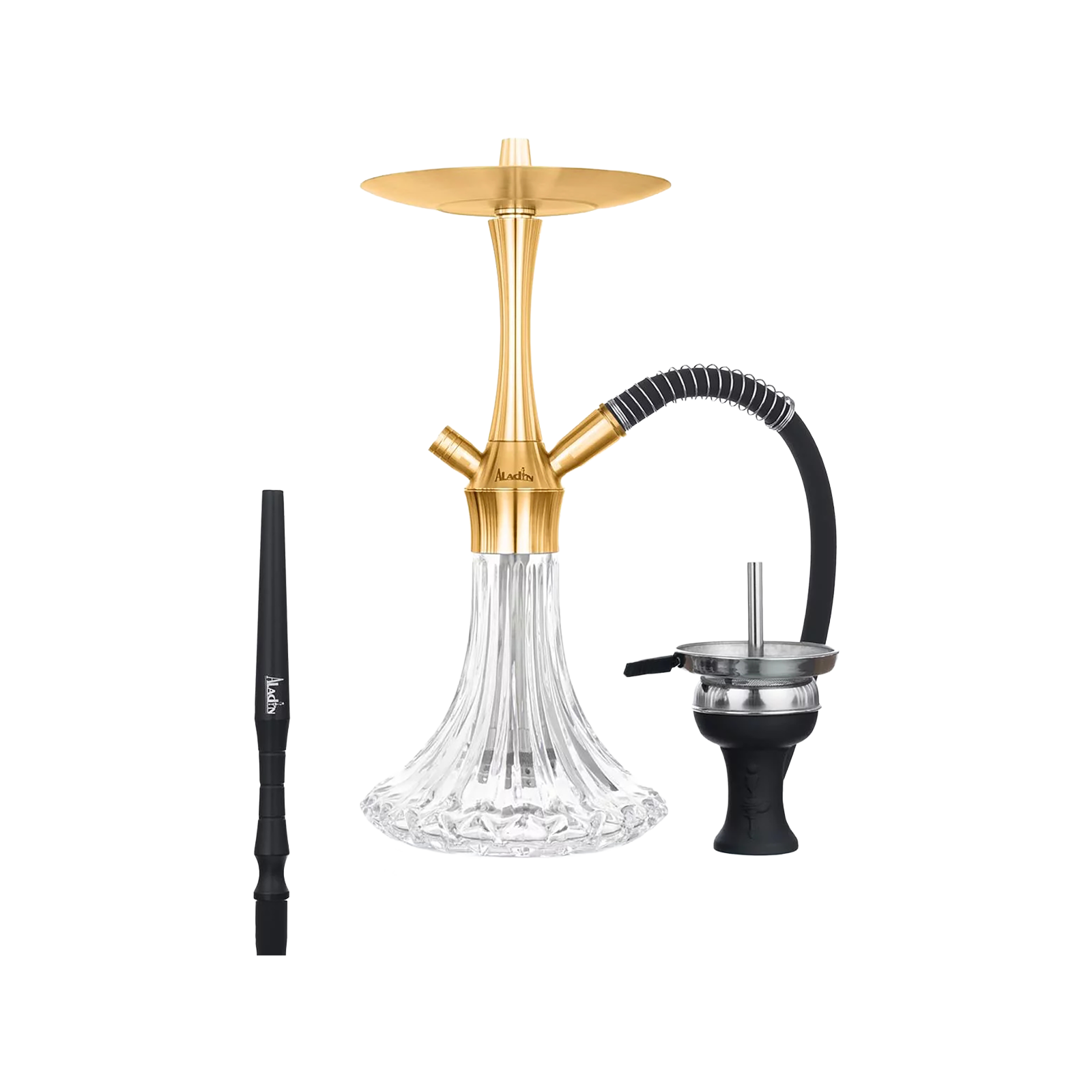 Aladin MVP A36 Gold Clear Shisha – kompakt & edel 1
