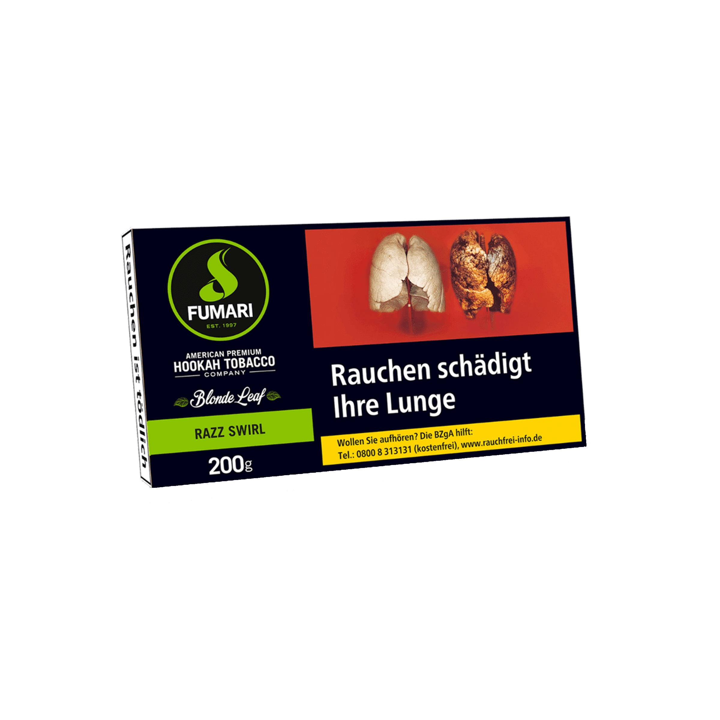 Fumari Razz Swirl 200 g Shisha-Tabak | Tabaksorten aus den USA kaufen 1