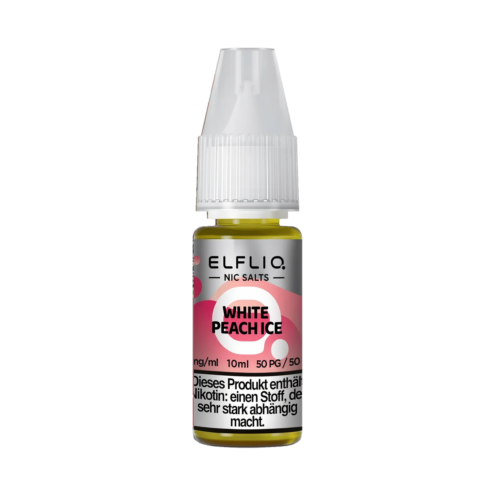 Elf Bar - ElfliQ - E-Liquid - Nicotine Salt - White Peach Ice - 20 mg
