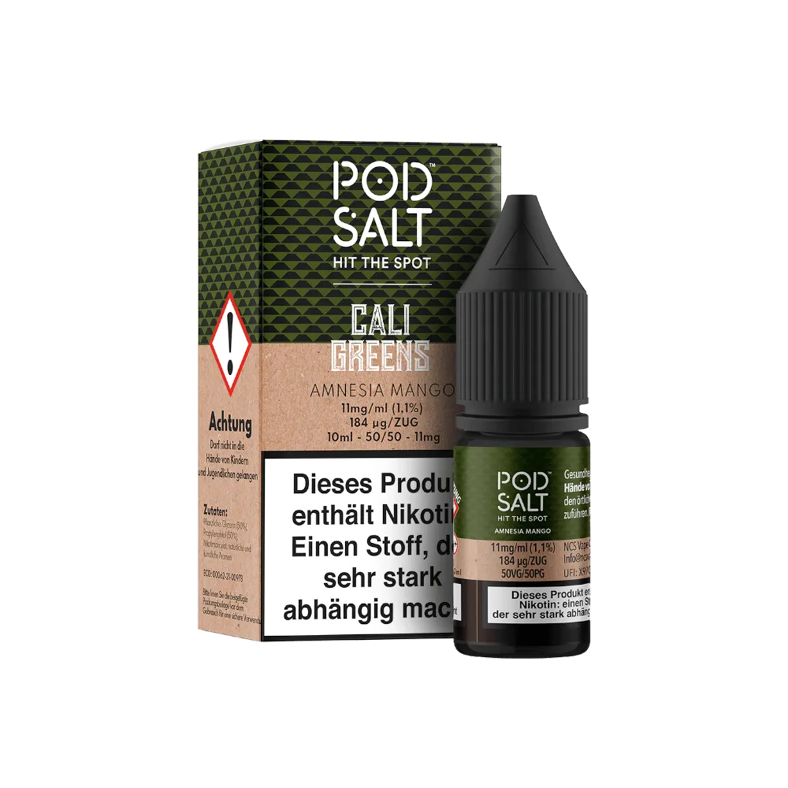 Pod Salt Fusion - Amnesia Mango - 10 ml - 11 mg 1