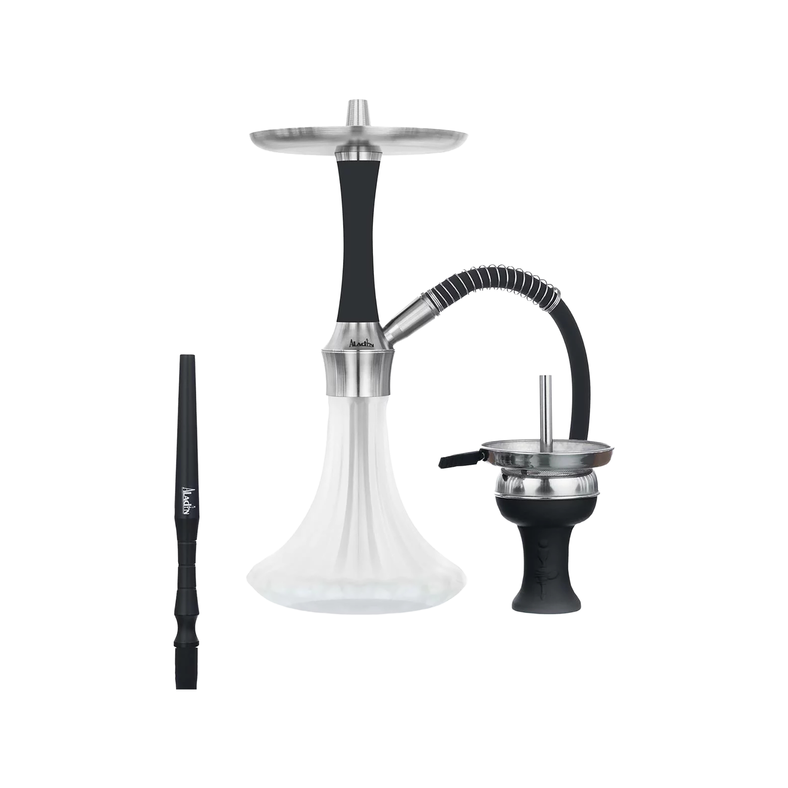 Aladin EPOX 360 Black Frozen – Shisha 36 cm mit Blow-Off 1