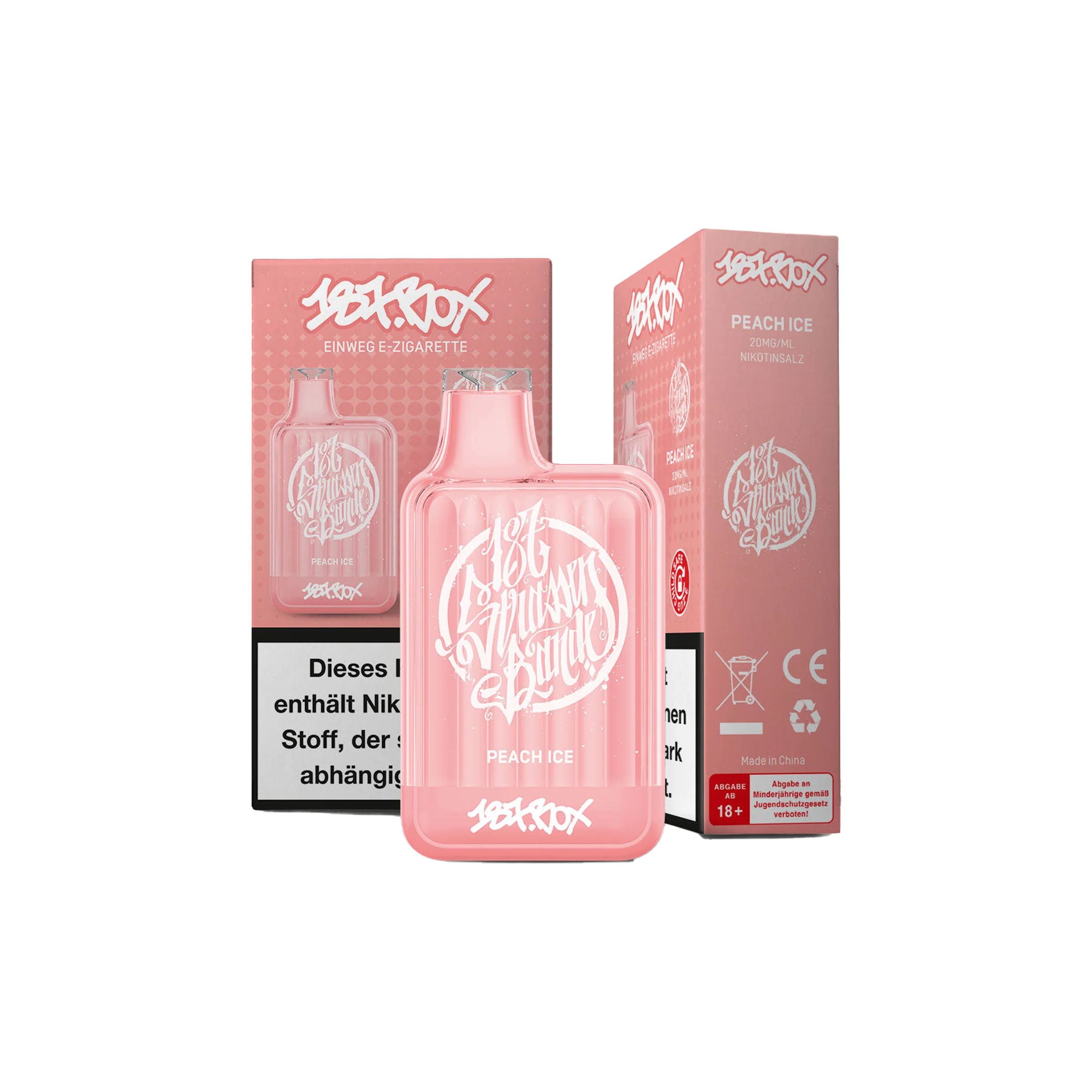 187 Vapestick - Box - Peach Ice - 20 mg | Alle neuen Sorten günstig online kaufen - Hookain E-Shisha Onlineshop