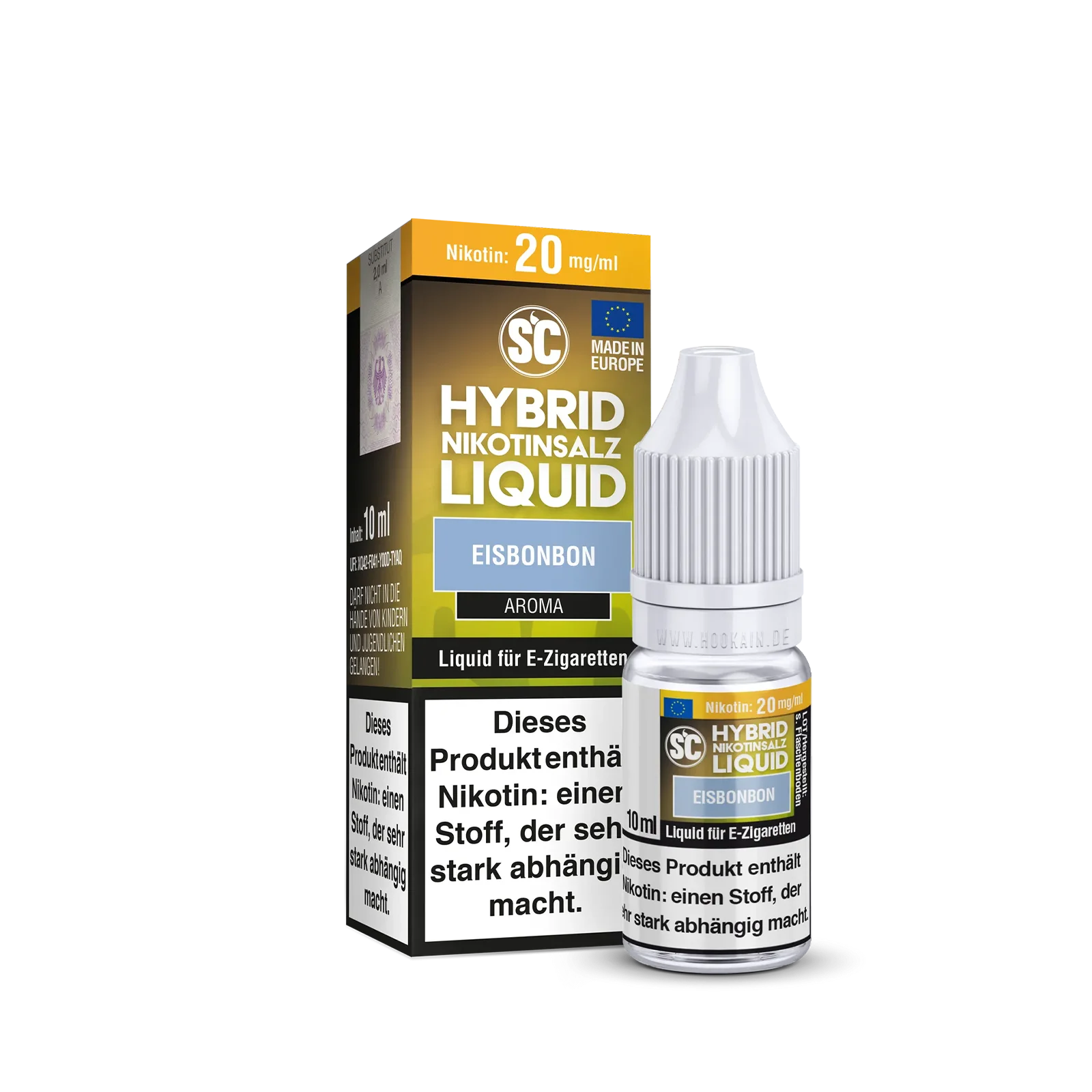 SC - E-Liquid - Hybrid Nikotinsalz - Eisbonbon - 10 ml - 20 mg 2