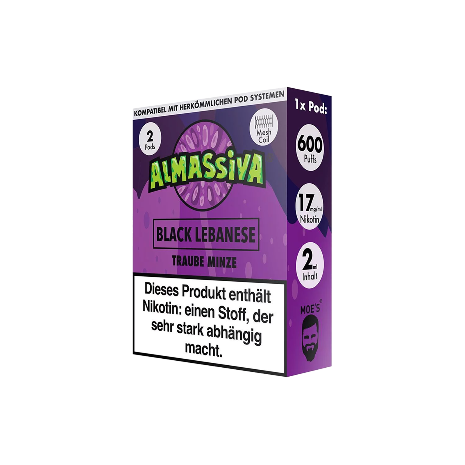 Al Massiva - Prefilled Pod - Black Lebanese2