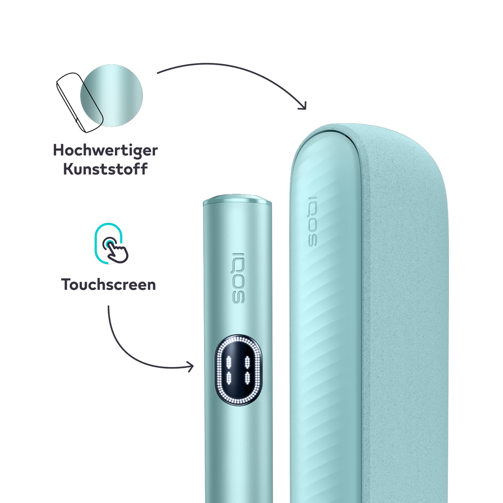 IQOS - ILUMA i - Tobacco heater - Breeze Blue