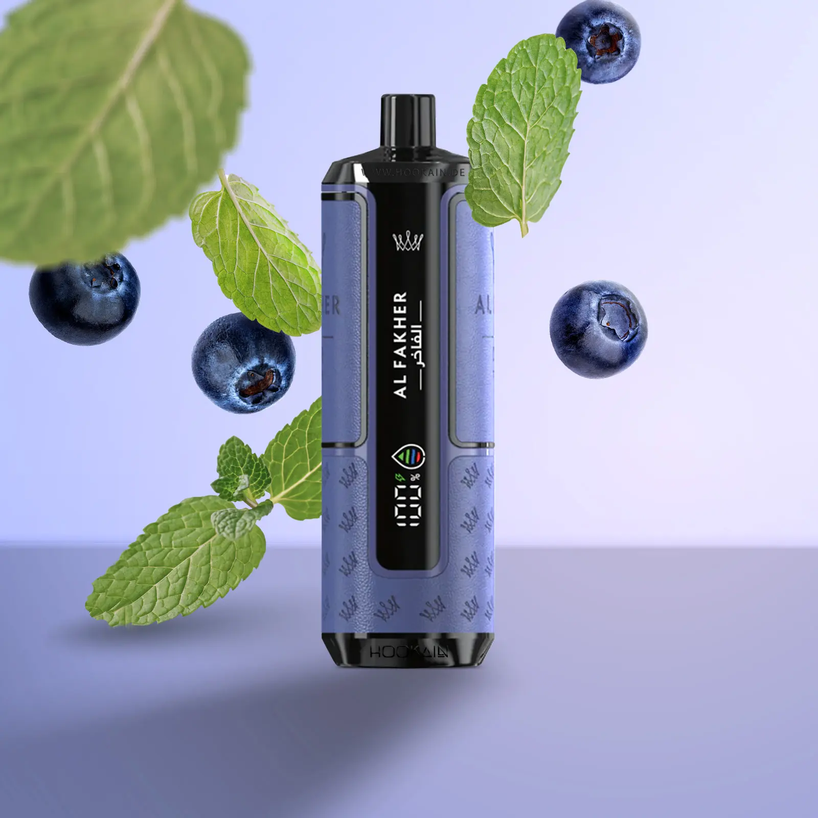 Al Fakher - Crown Bar - Hypermax - 20k - Berry Blue 1