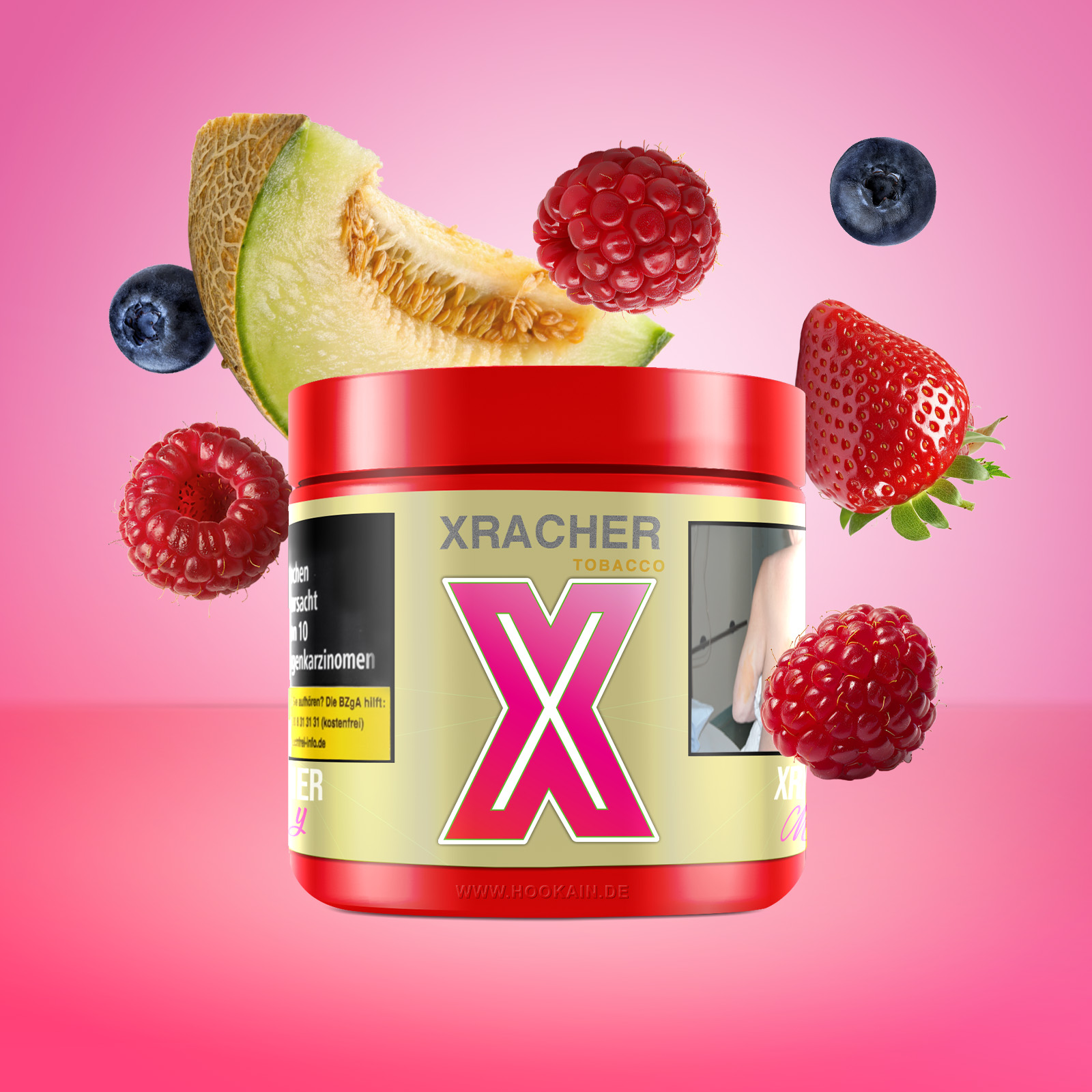 XRacher Mlnbrry 200g &ndash; Melone Beeren Shishatabak 1