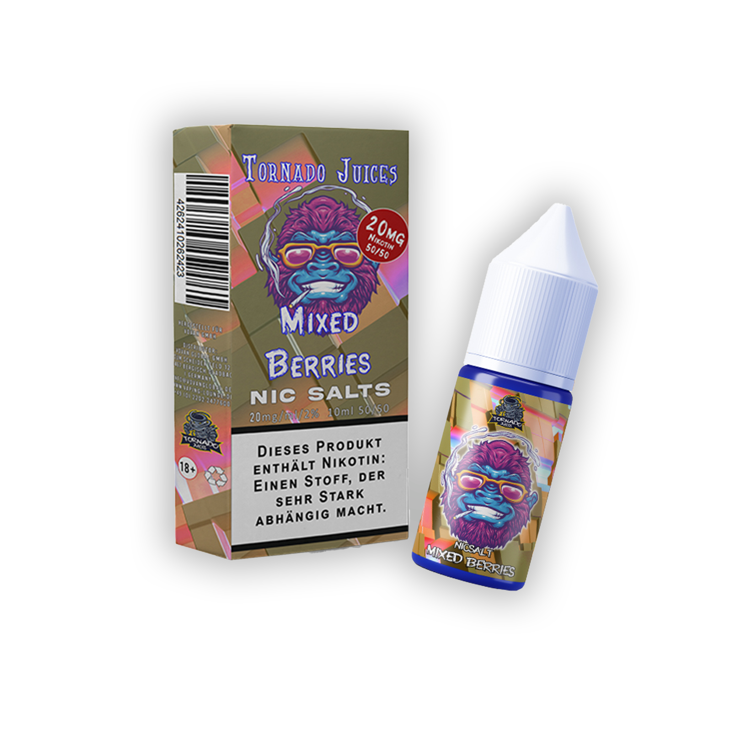 Tornado Juices Mixed Berries with Nicotine Salt Vape E-Liquids 2