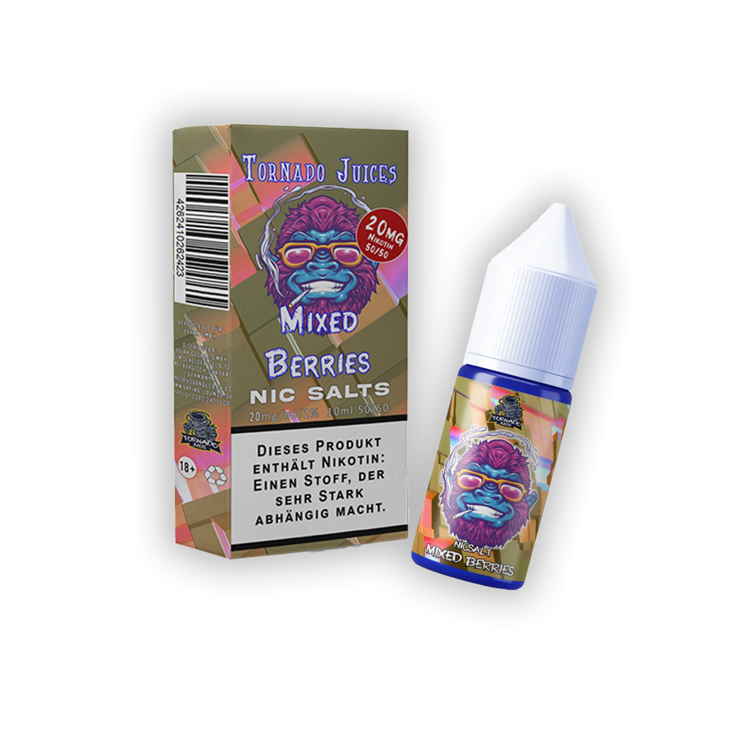 Tornado Juices Mixed Berries with Nicotine Salt Vape E-Liquids 2