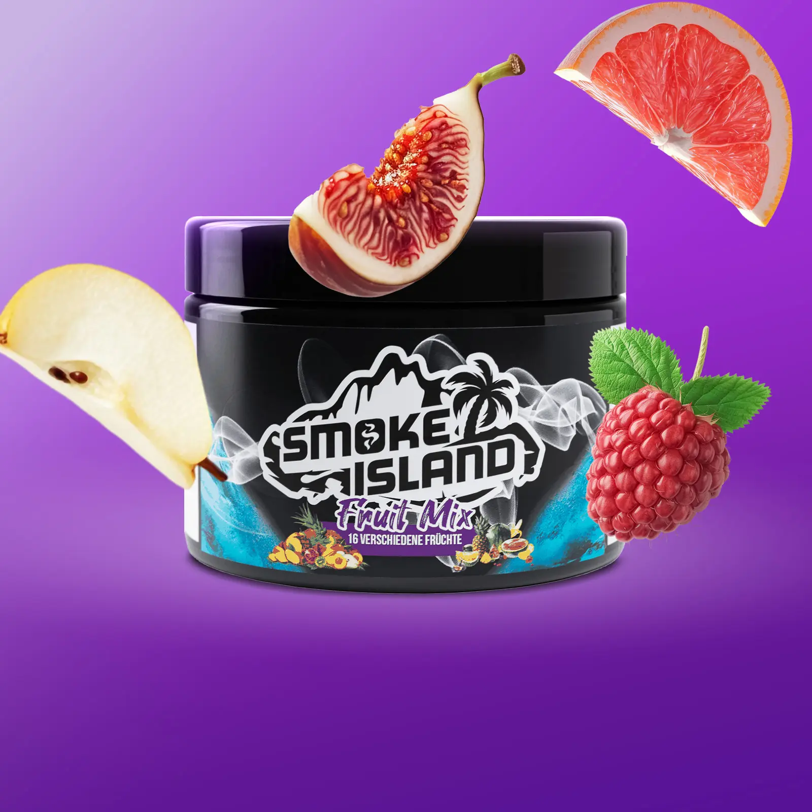 Smoke Island - nikotinfrei - Fruit Mix - 200 g  1