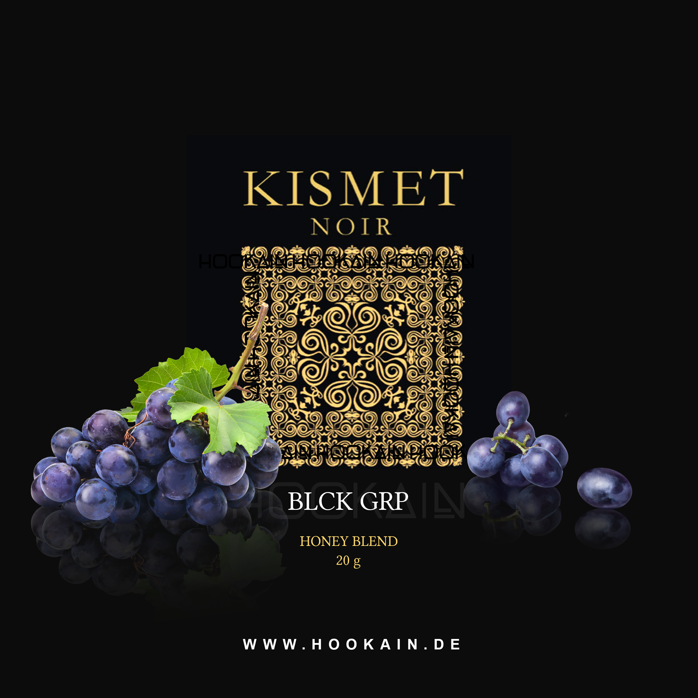 Kismet - BLACK GRAPE - 20 g | Shishatabak Online kaufen