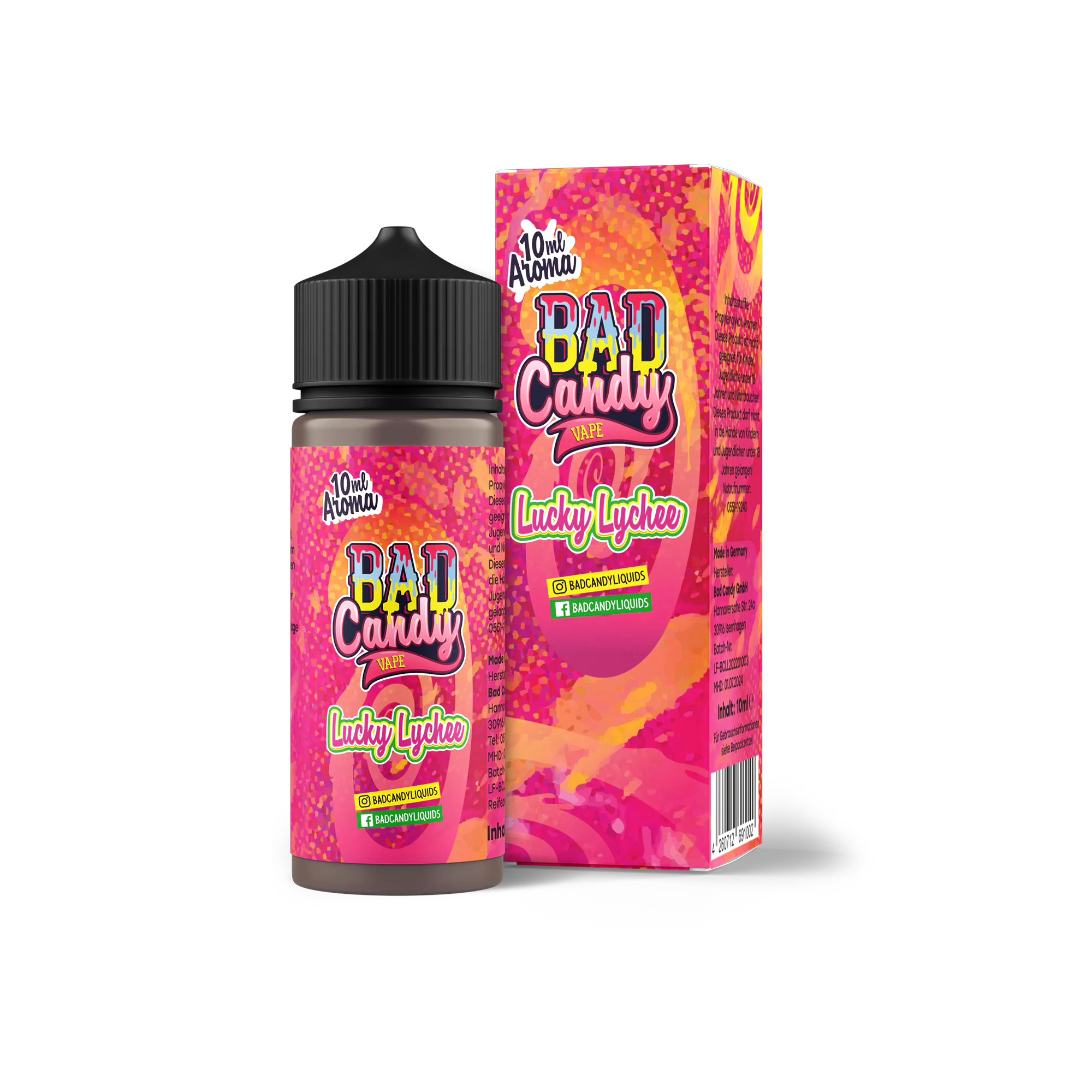 Bad Candy Aroma Longfill Lucky Lychee mit 10 ml Inhalt günstig bestellen 1