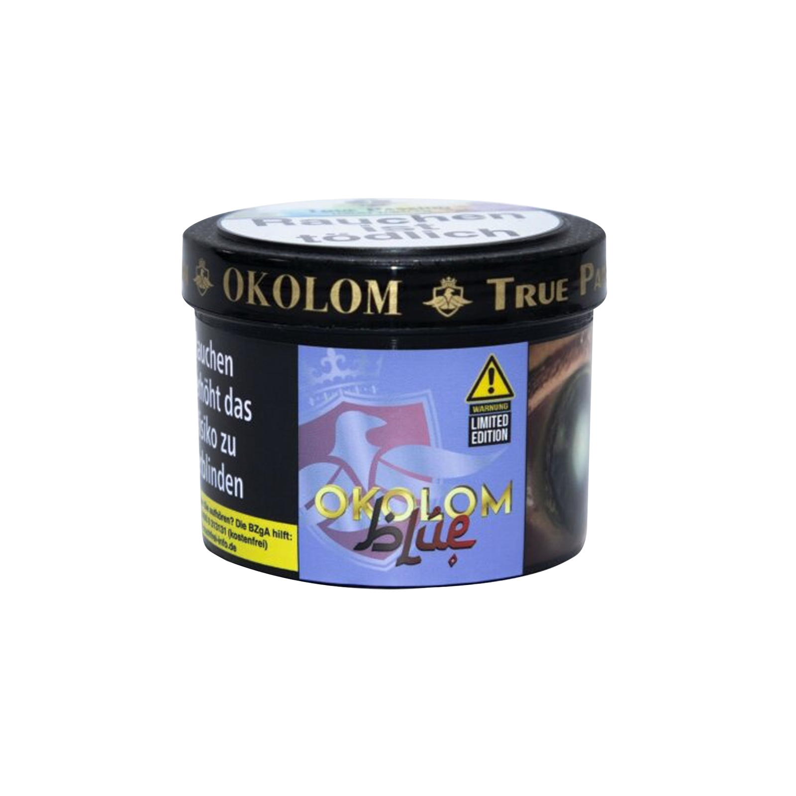 True Passion Okolom Blue 200 g Tabak – Limette & Blaubeere 1