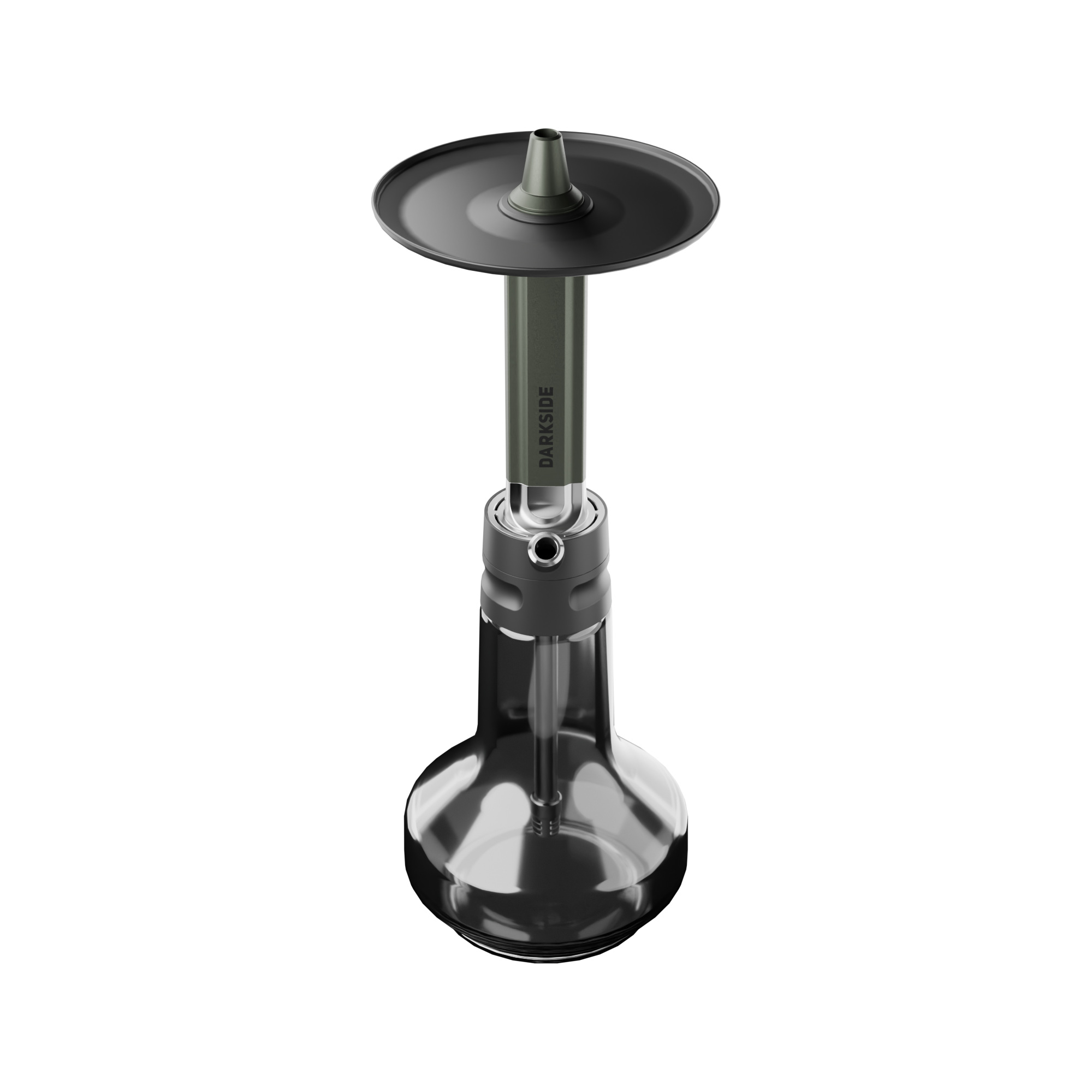 Darkside EVO Gr&uuml;n in Schr&auml;gansicht mit Glasbowl