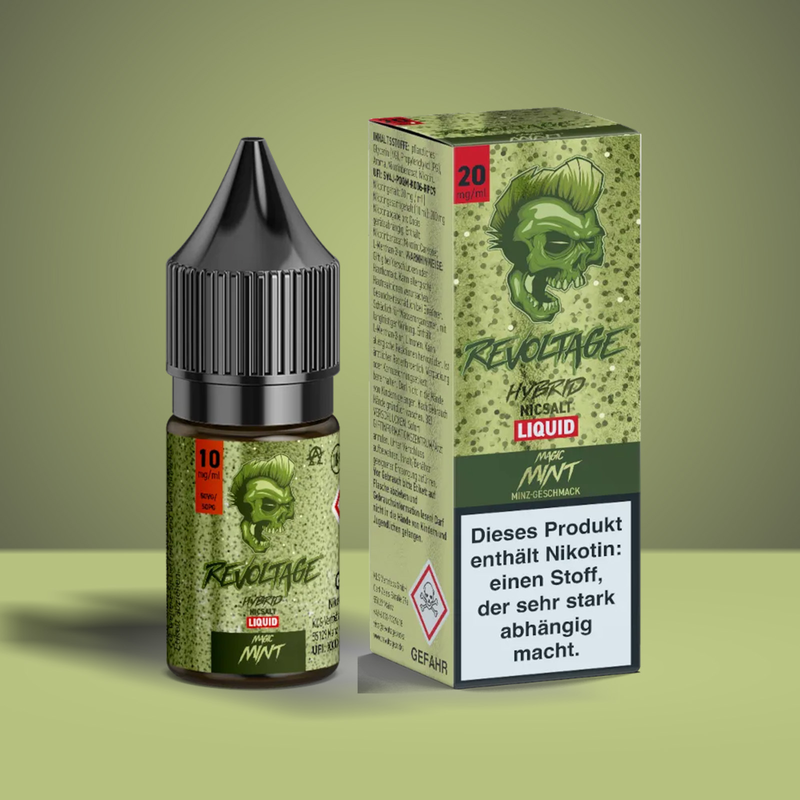 Revoltage - E-Liquid - Nikotinsalz - Magic Mint - 10 ml - 20 mg 1