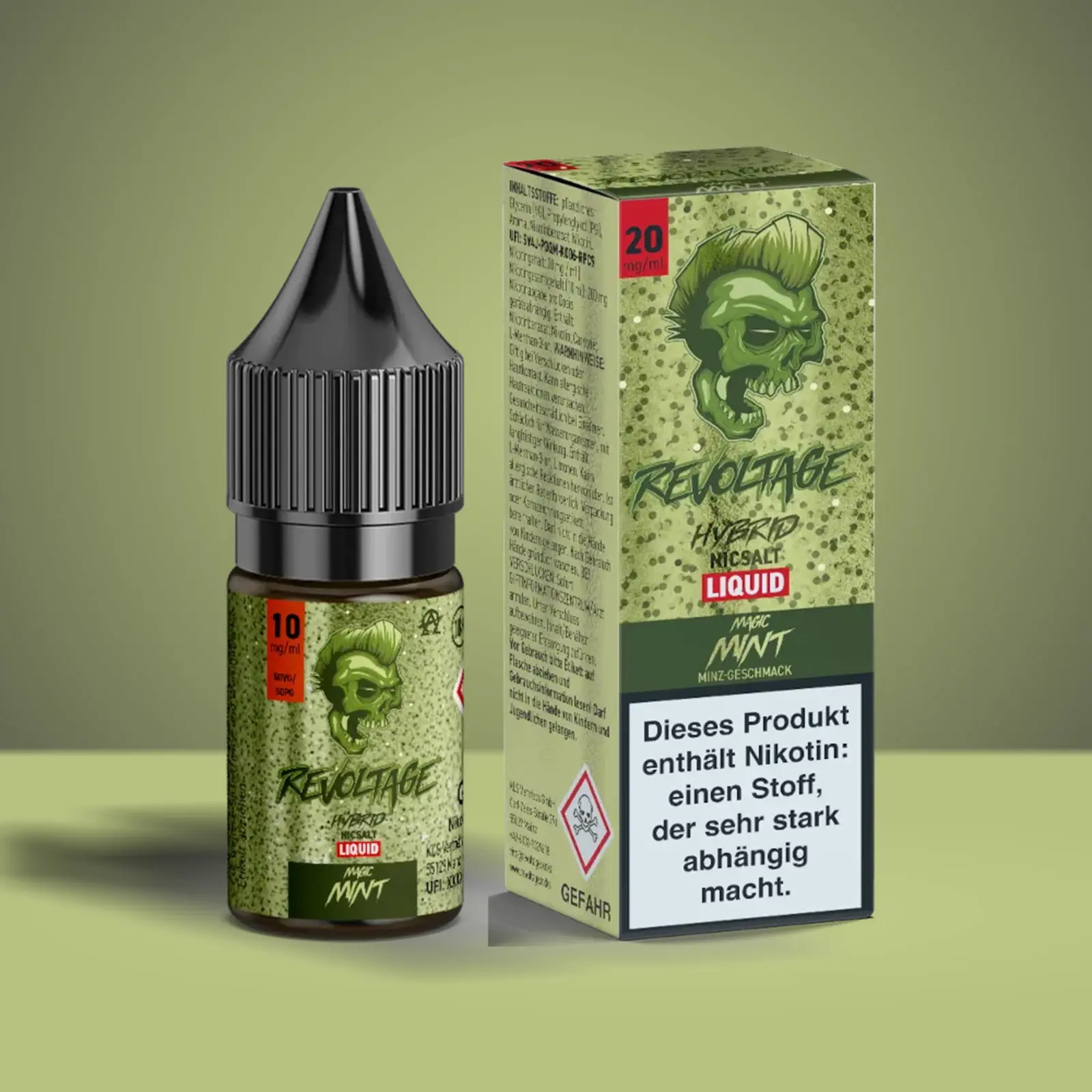 Revoltage - E-Liquid - Nikotinsalz - Magic Mint - 10 ml - 20 mg 1