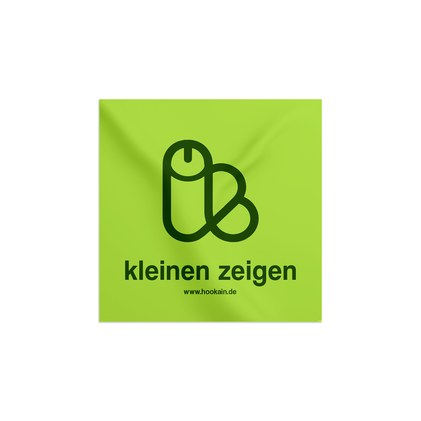 Hookain - Sticker -  Kleinen Zeigen - Lustige Party Aufkleber - 7.4 x 7.4 cm
