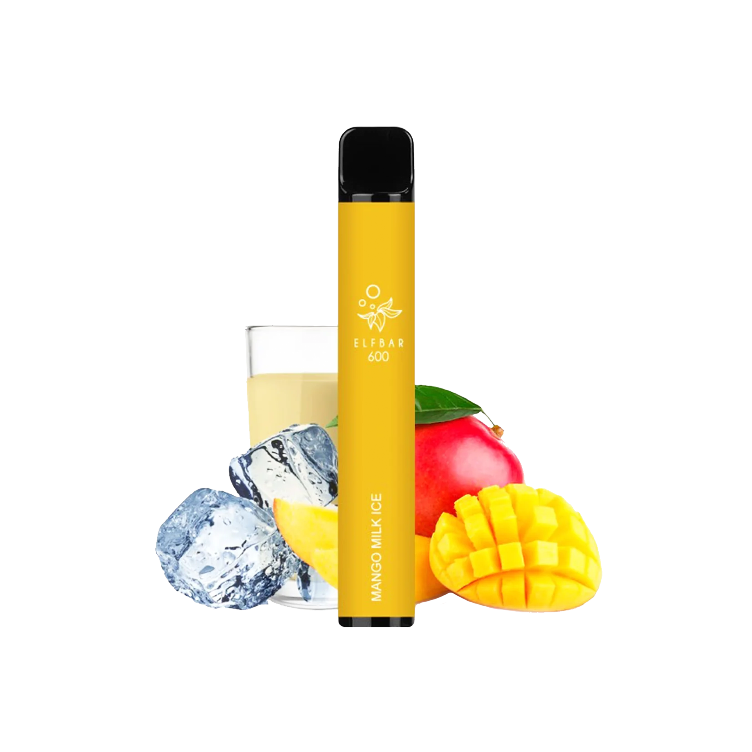 Elf Bar 600 - Mango Milk Ice - E-Zigarette - Vape Stick - 20 mg | Alle neuen Sorten günstig online kaufen - Hookain E-Shisha Onlineshop