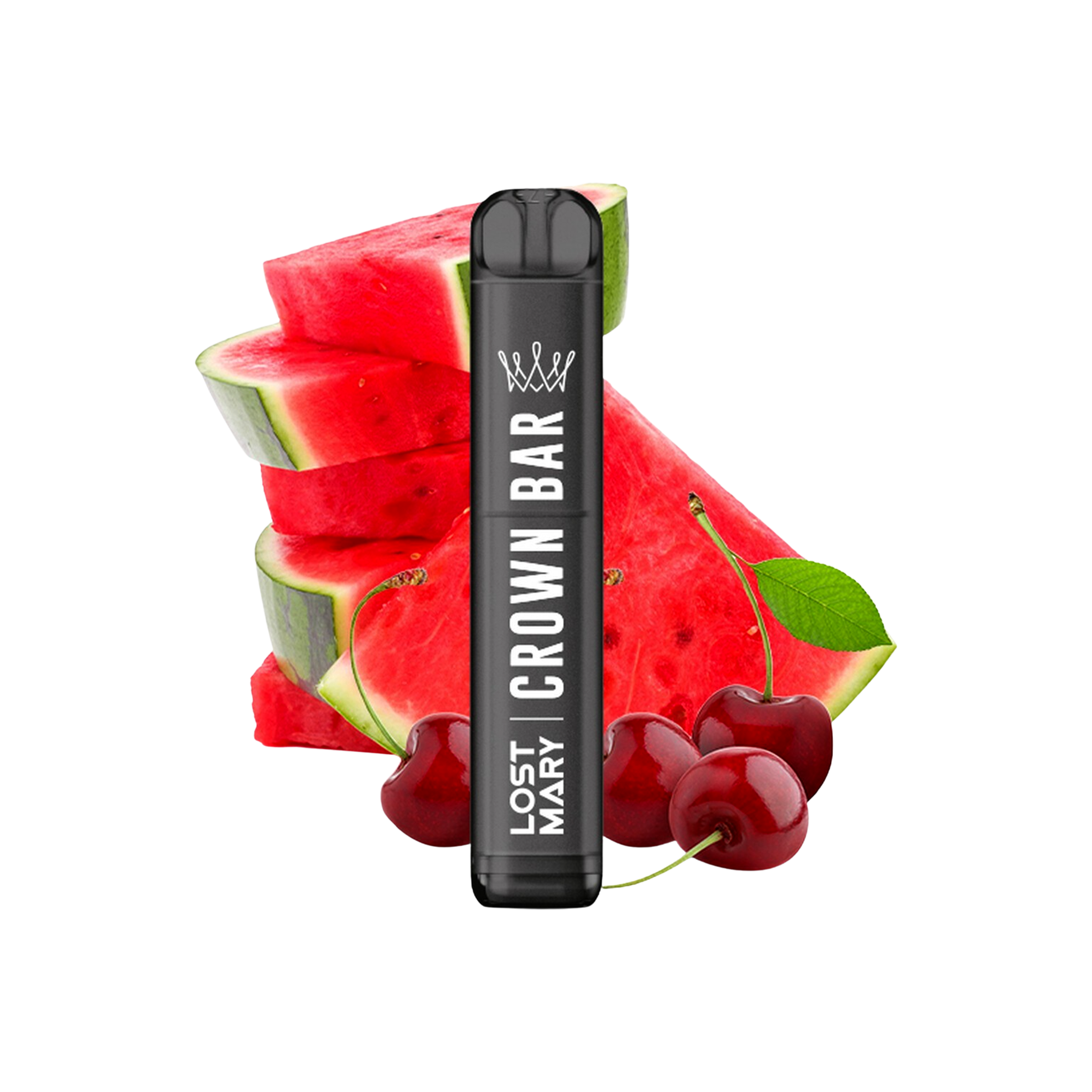 Crown Bar - Einweg-Vape - Watermelon Cherry - 20 mg | Alle neuen Sorten günstig online kaufen - Hookain E-Shisha Onlineshop