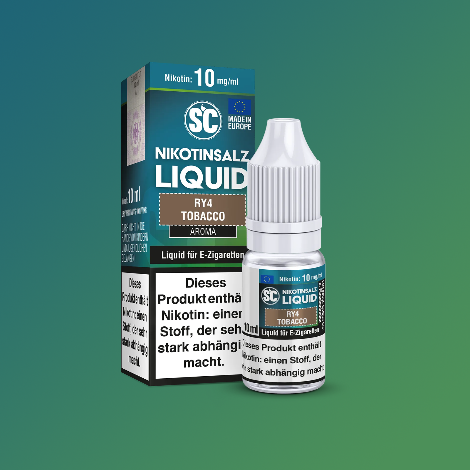 SC - E-Liquid - Nikotinsalz - RY4 Tobacco - 10 ml - 10 mg 1