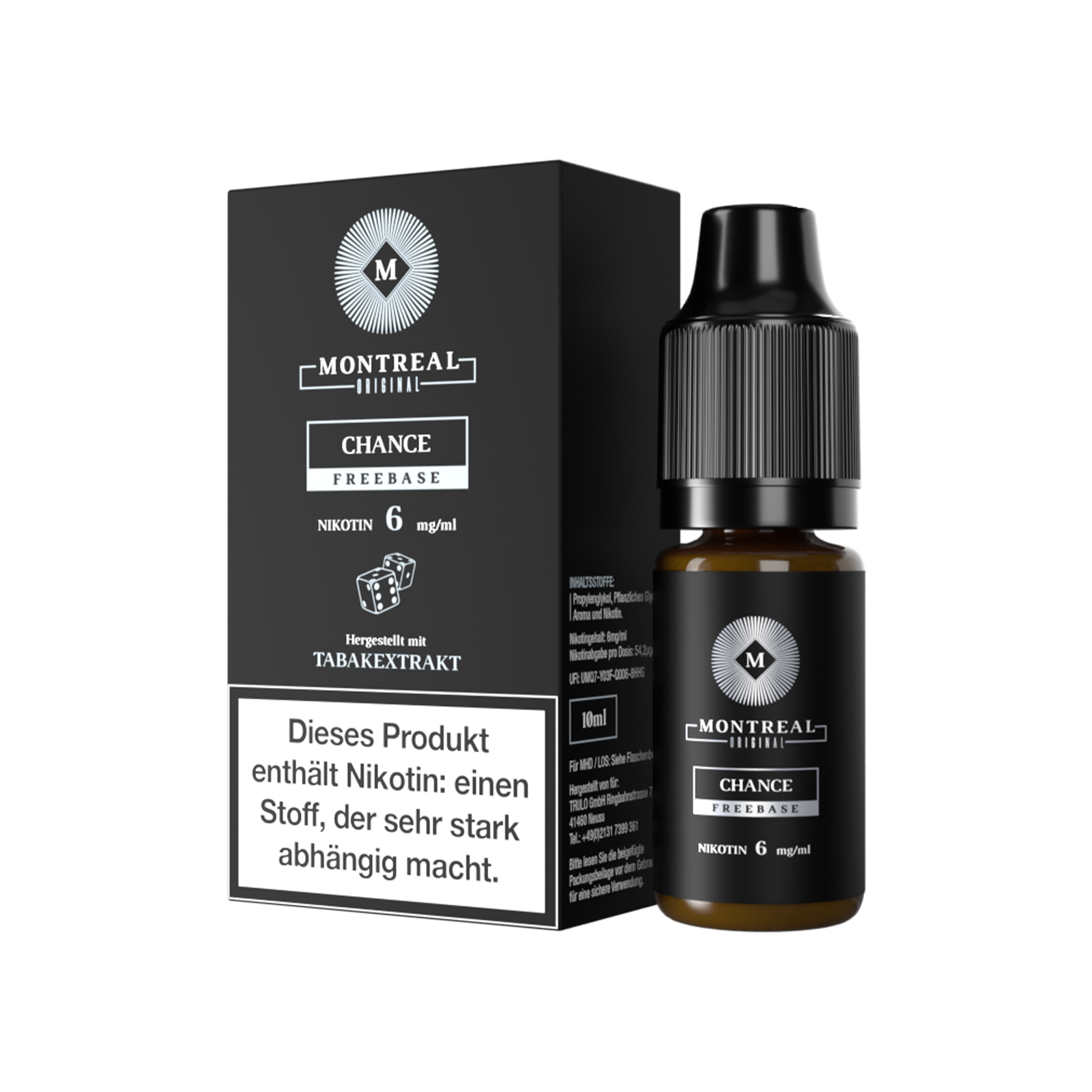 Montreal - Nikotinsalz Liquid - Chance - 10 ml 1