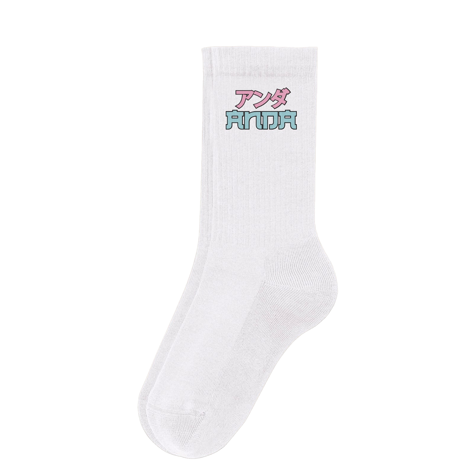 White Socks - Anda - Japan Pink  | Sportsocken
