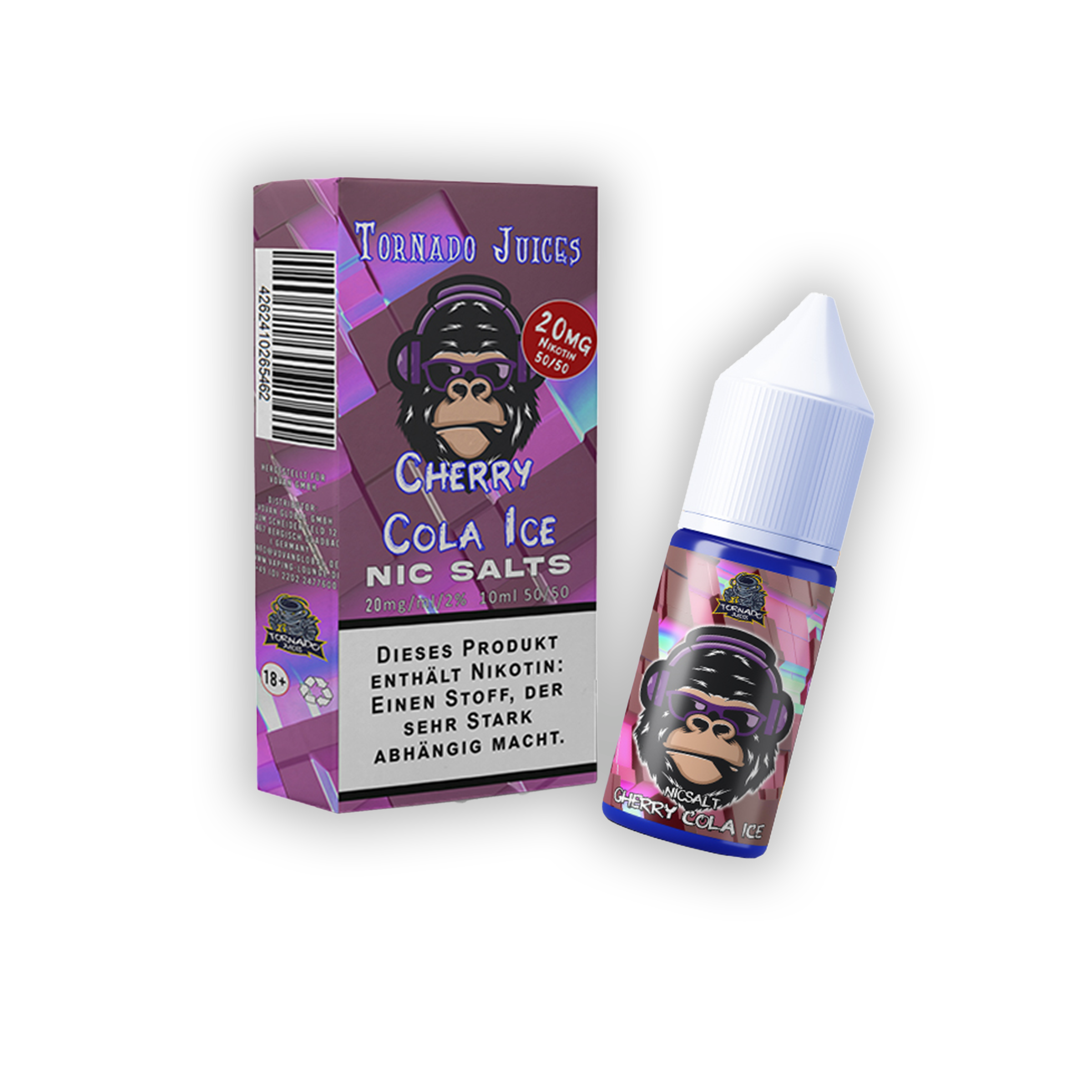 Tornado Juices Cherry Cola with Nicotine Salt Vape E-Liquids-2